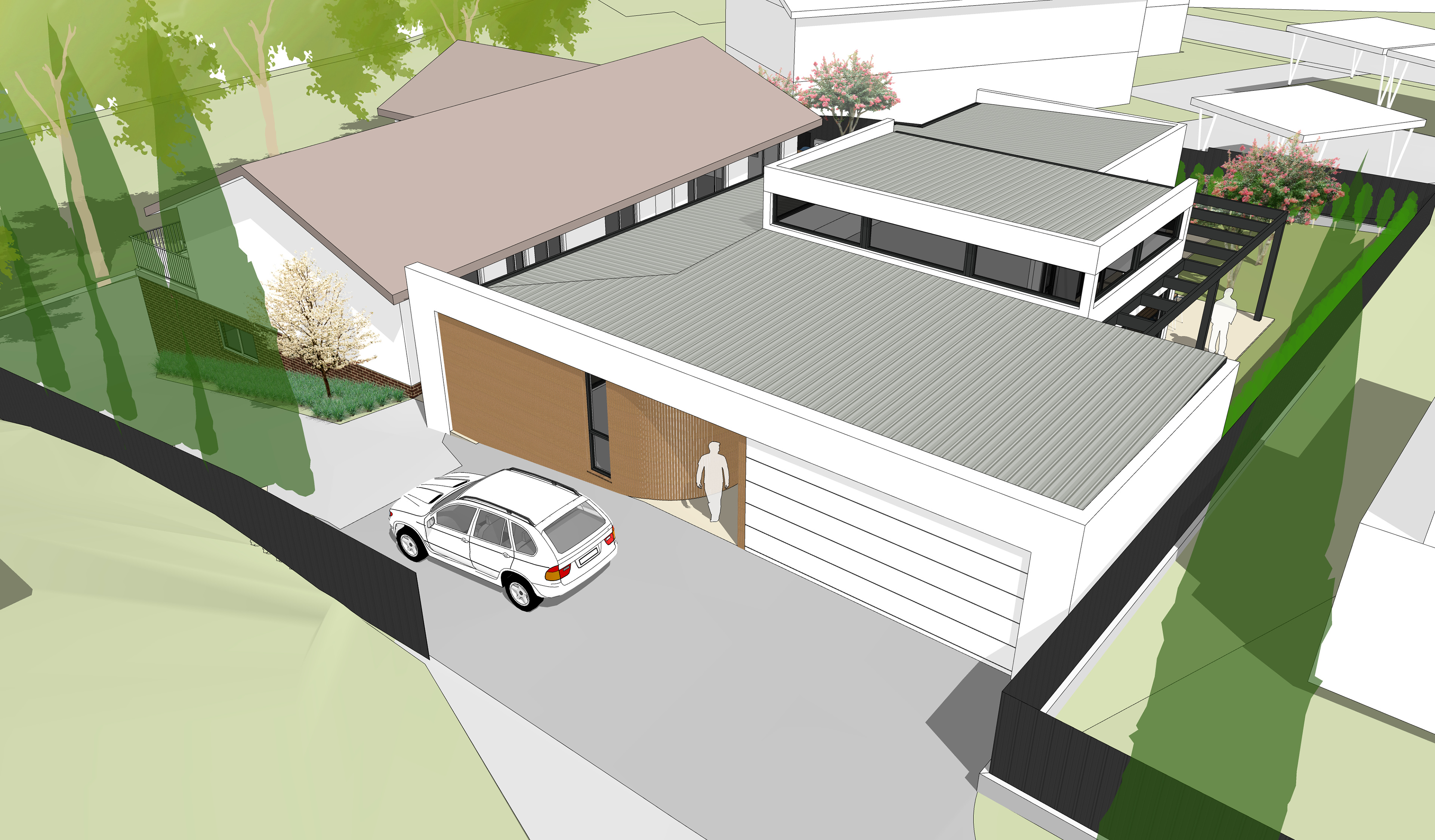 Aerial View Looking Southeast