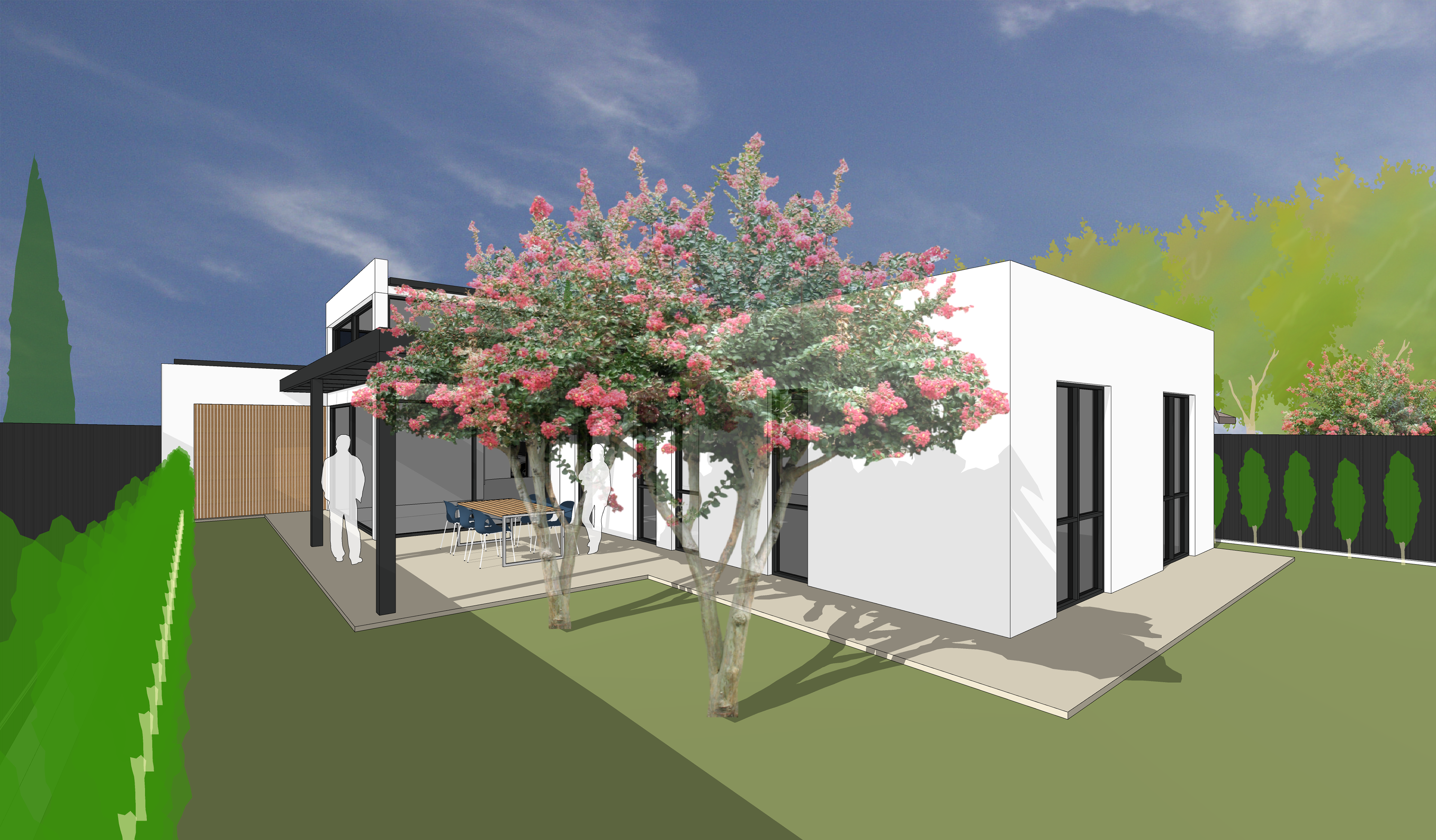 Private Open Space of New Residence