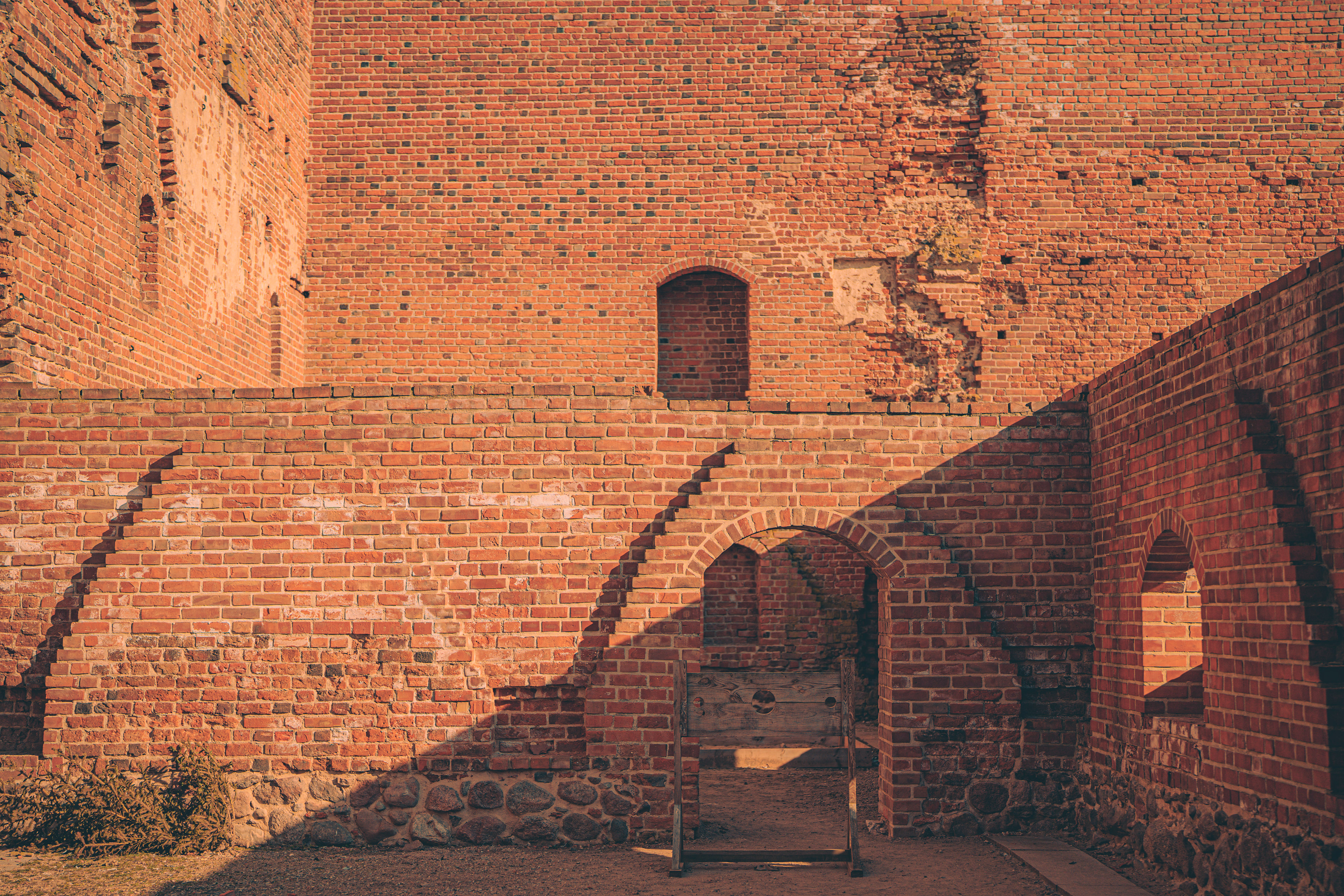 Mury wewnętrzne - dziedziniec