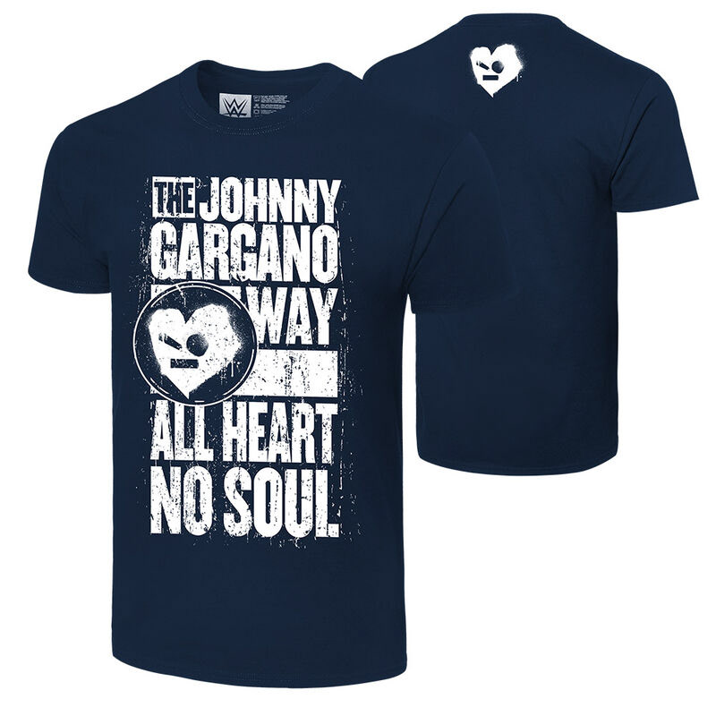 Johnny Gargano "All Heart, No Soul" Authentic T-Shirt