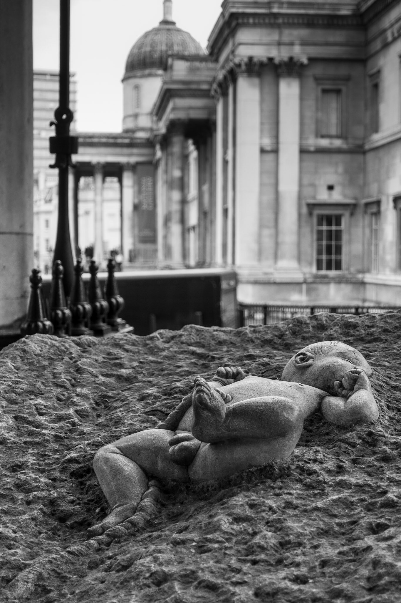 Christ Child Sculpture, St Martin-in-the-Fields Church, London, 2018