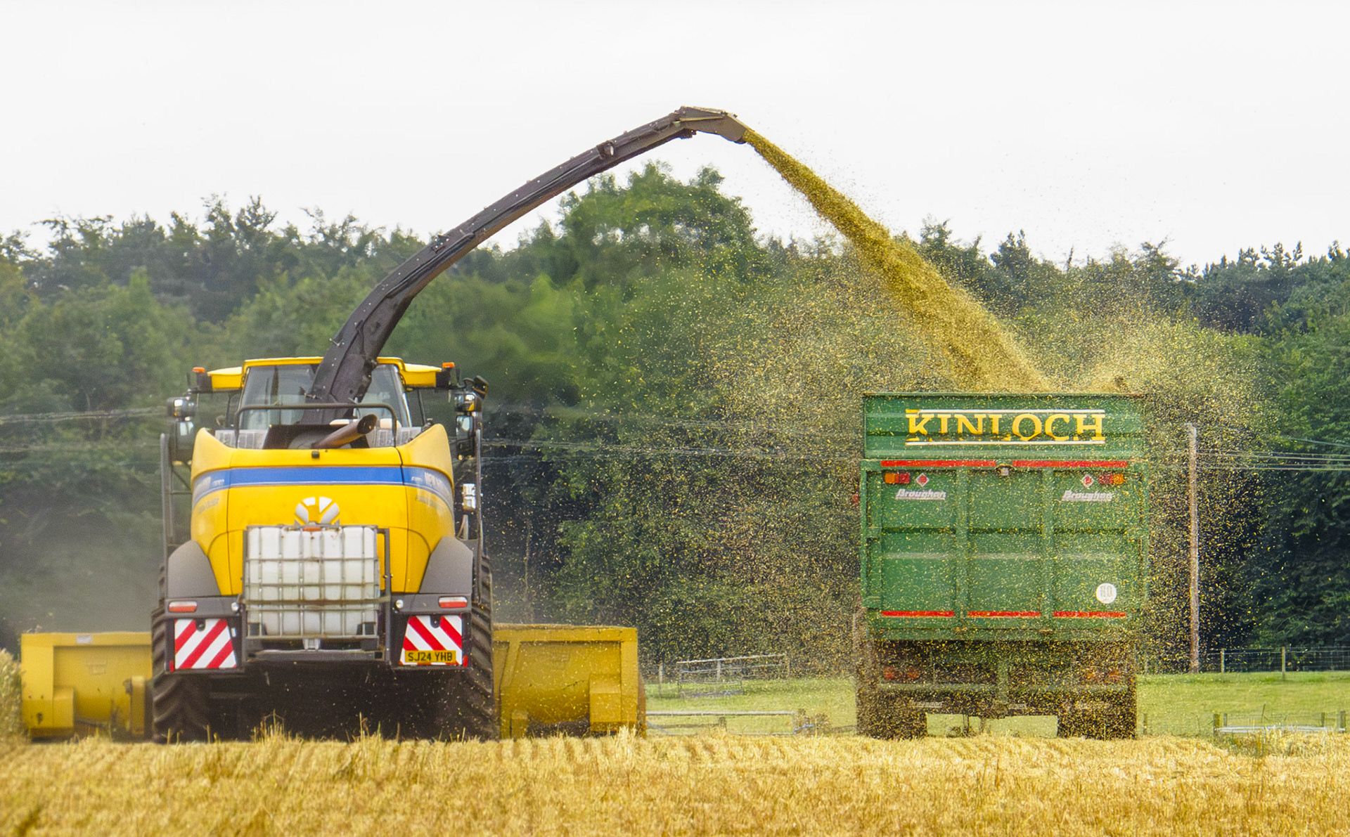Harvesting at Dryden Farm, Roslin, 2025