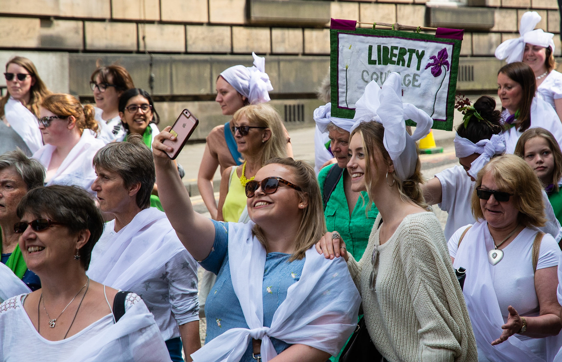 March to Celebrate the Centenary of Women Getting the Vote, Edinburgh, 2018