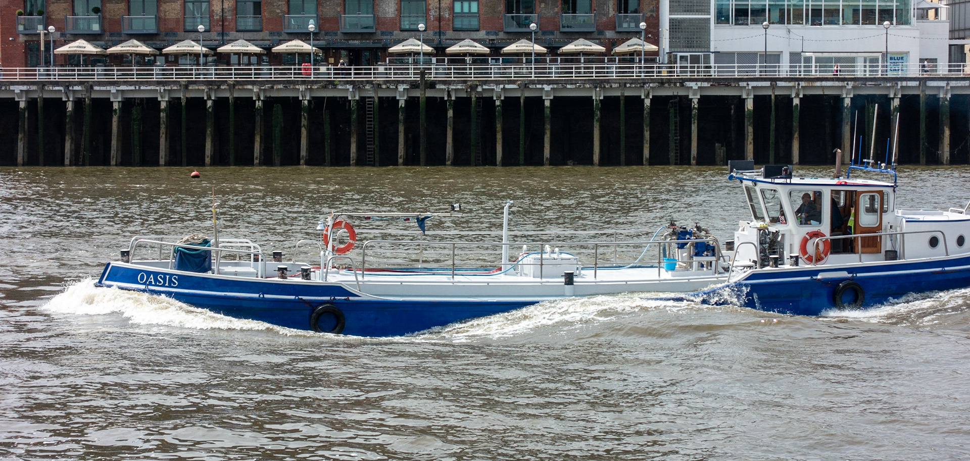 'Oasis" on the Thames, London, 2018