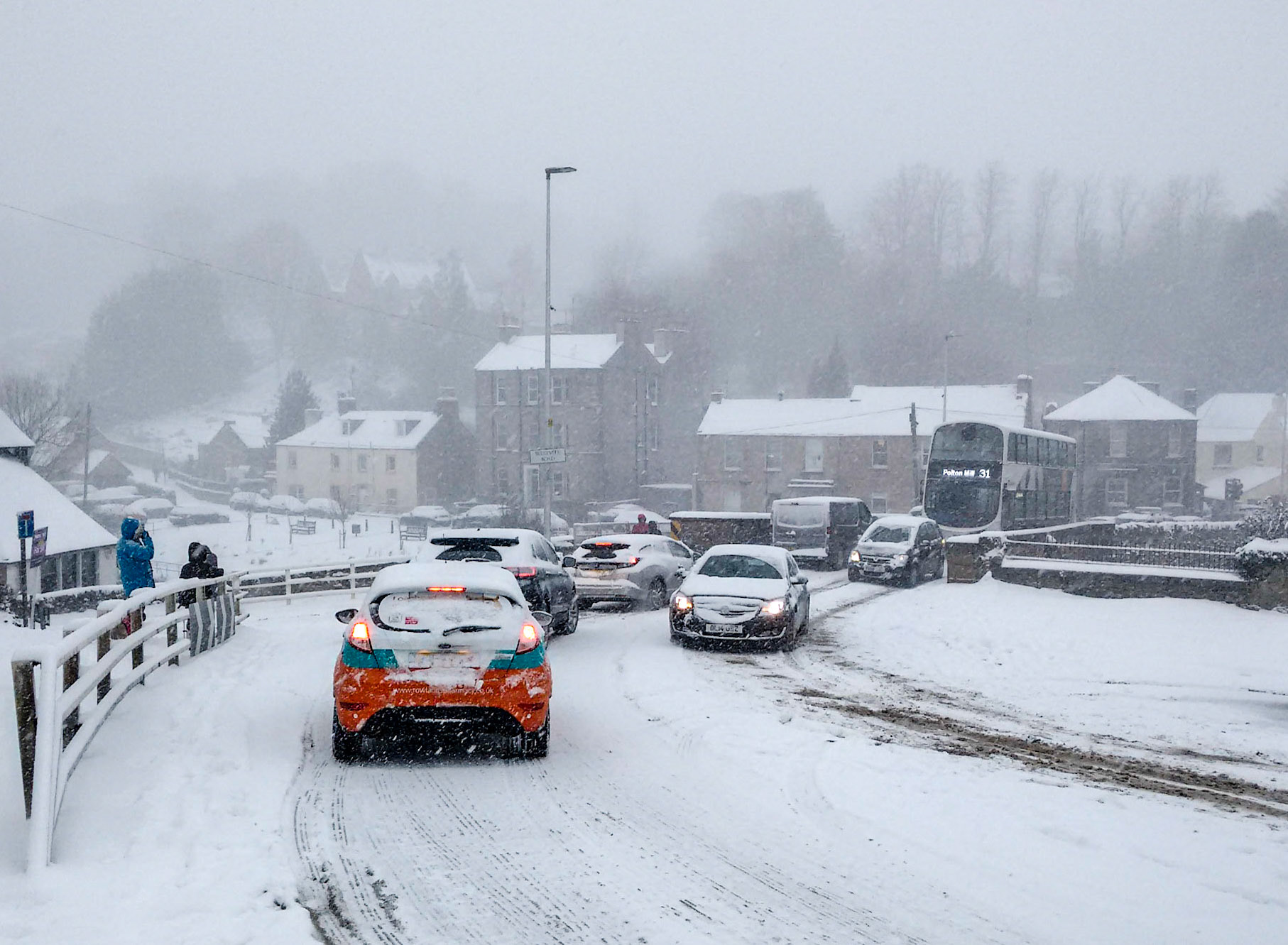 Lasswade in Winter, Midlothian, 2018