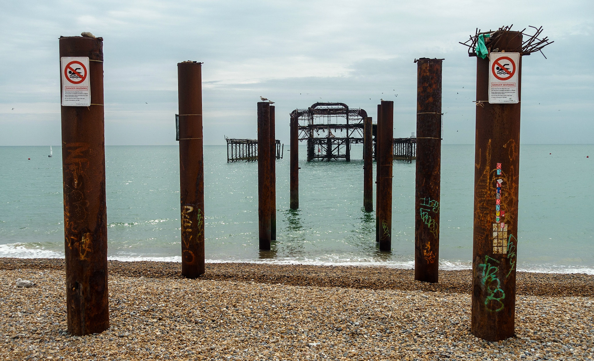 Derelict Pier, Brighton, 2021