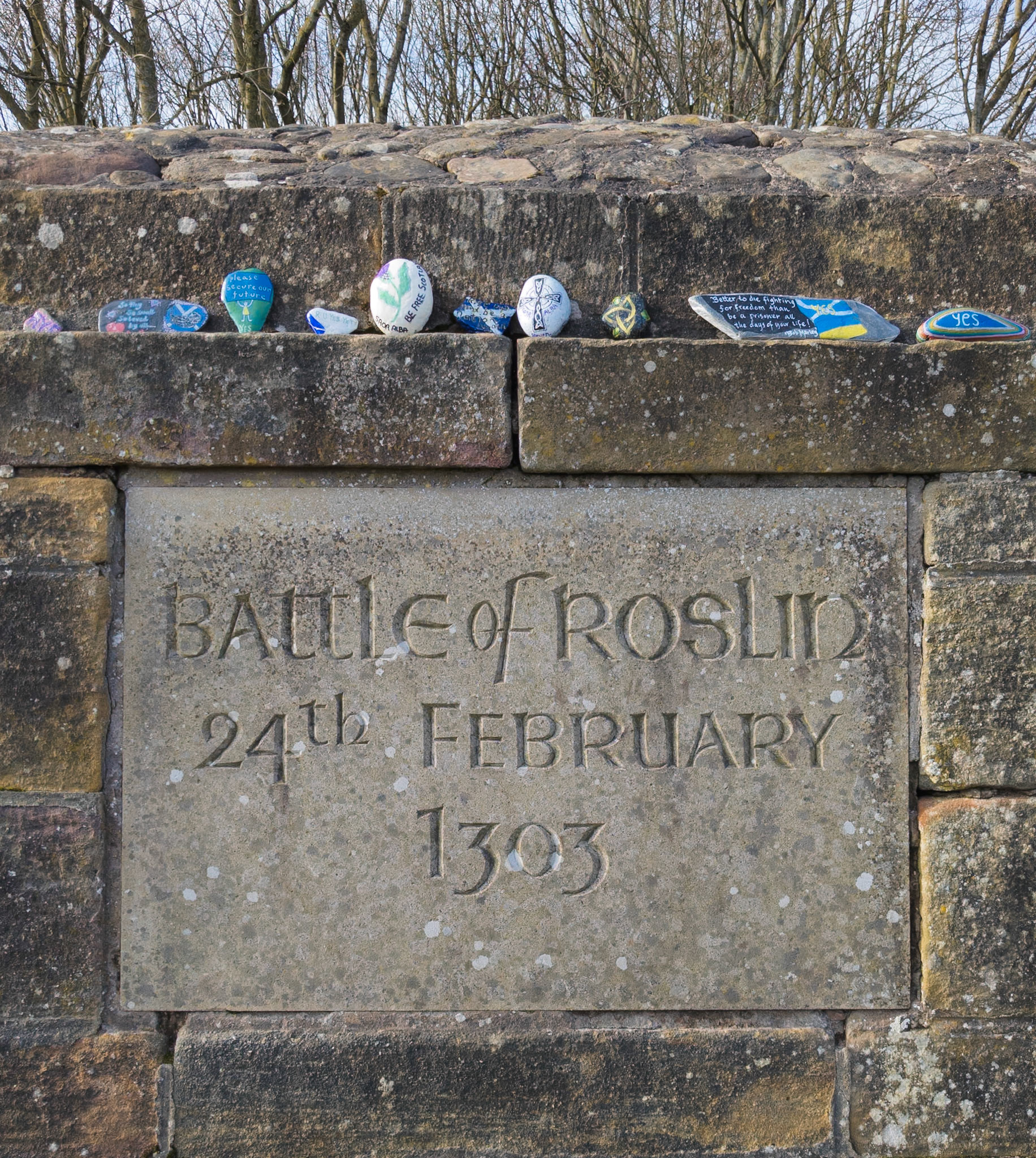 Battle of Roslin memorial, 2025