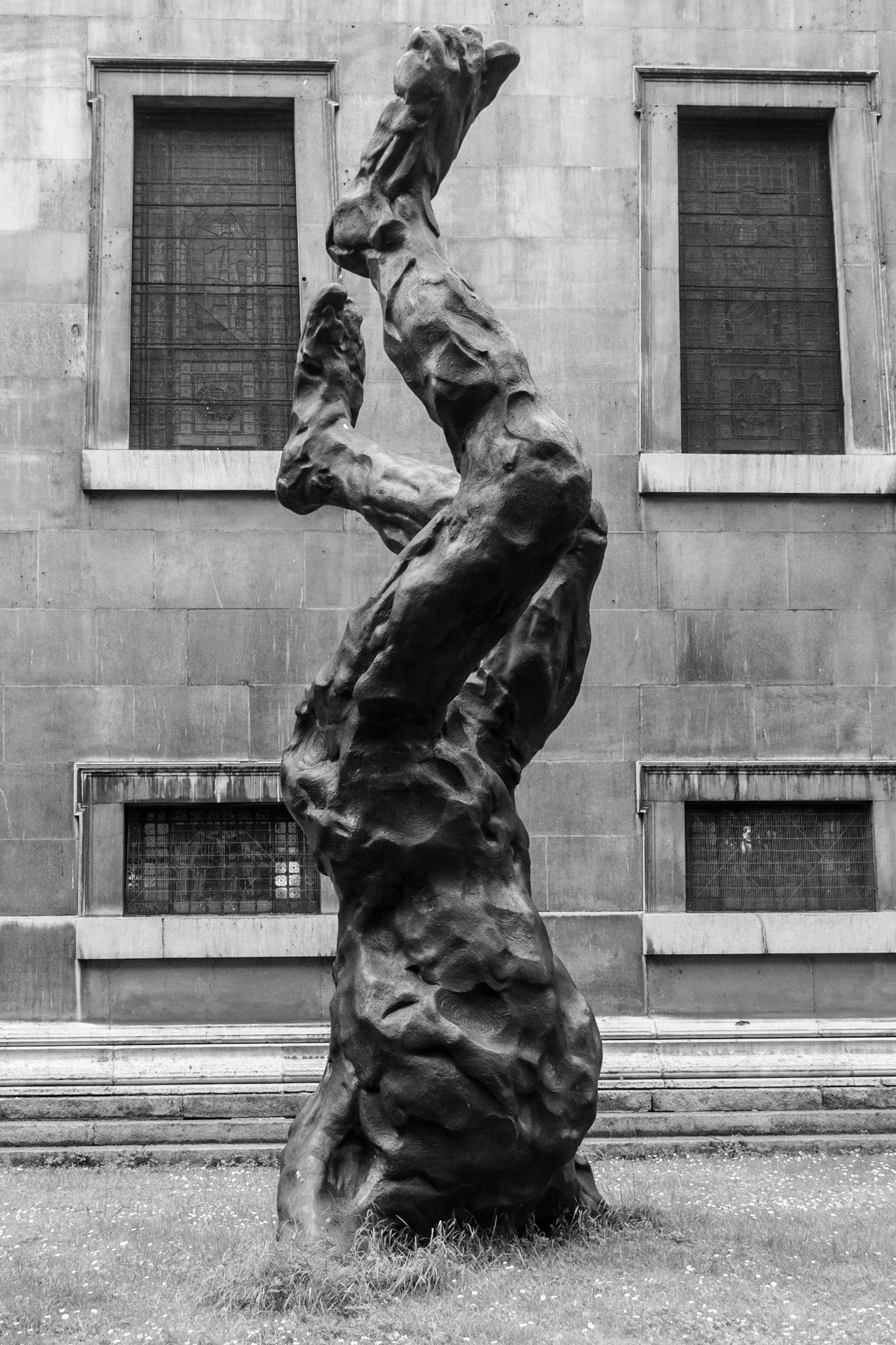 Sculpture in the Garden of St Pancras Church, London, 2018