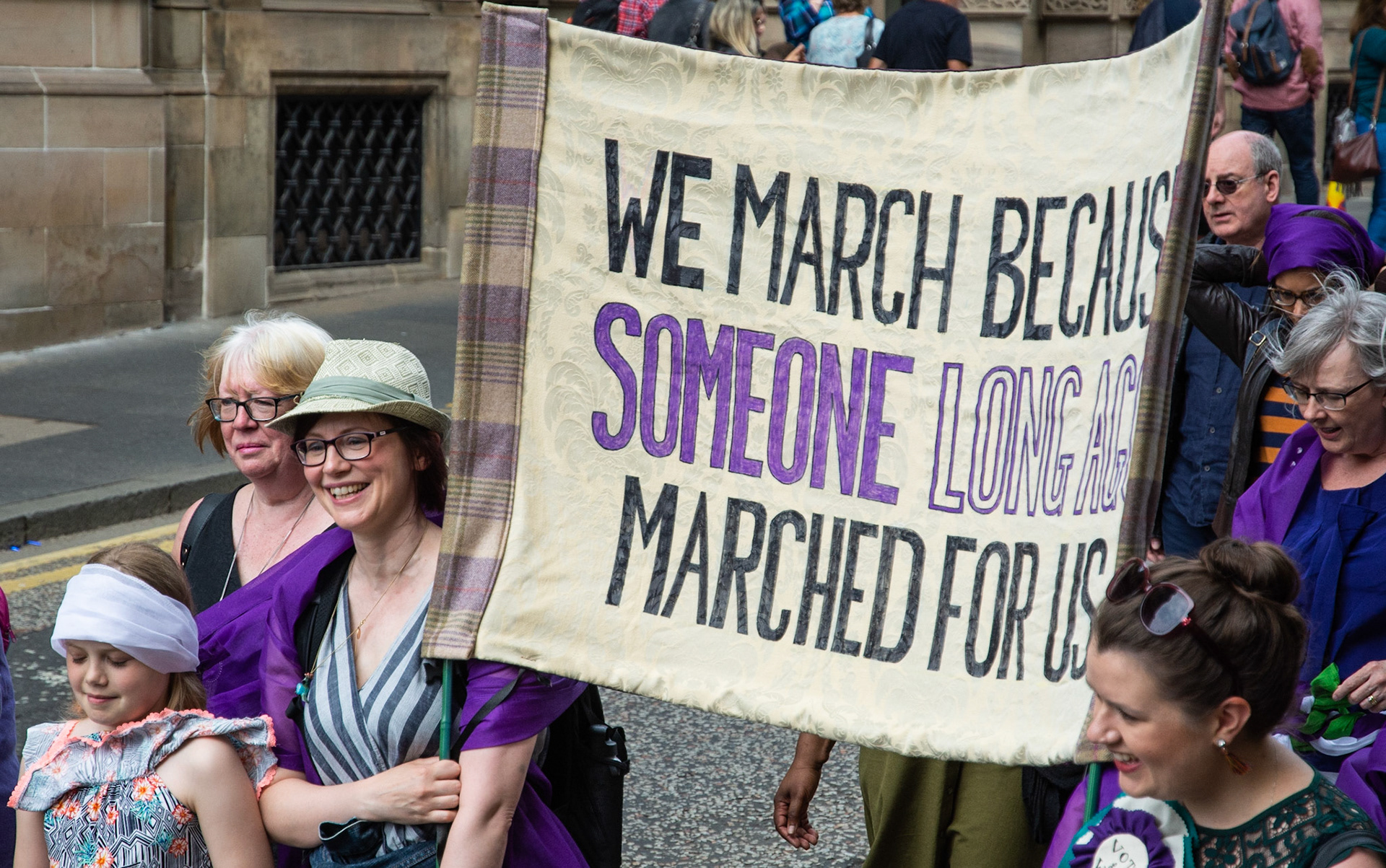 March to Celebrate the Centenary of Women Getting the Vote, Edinburgh, 2018