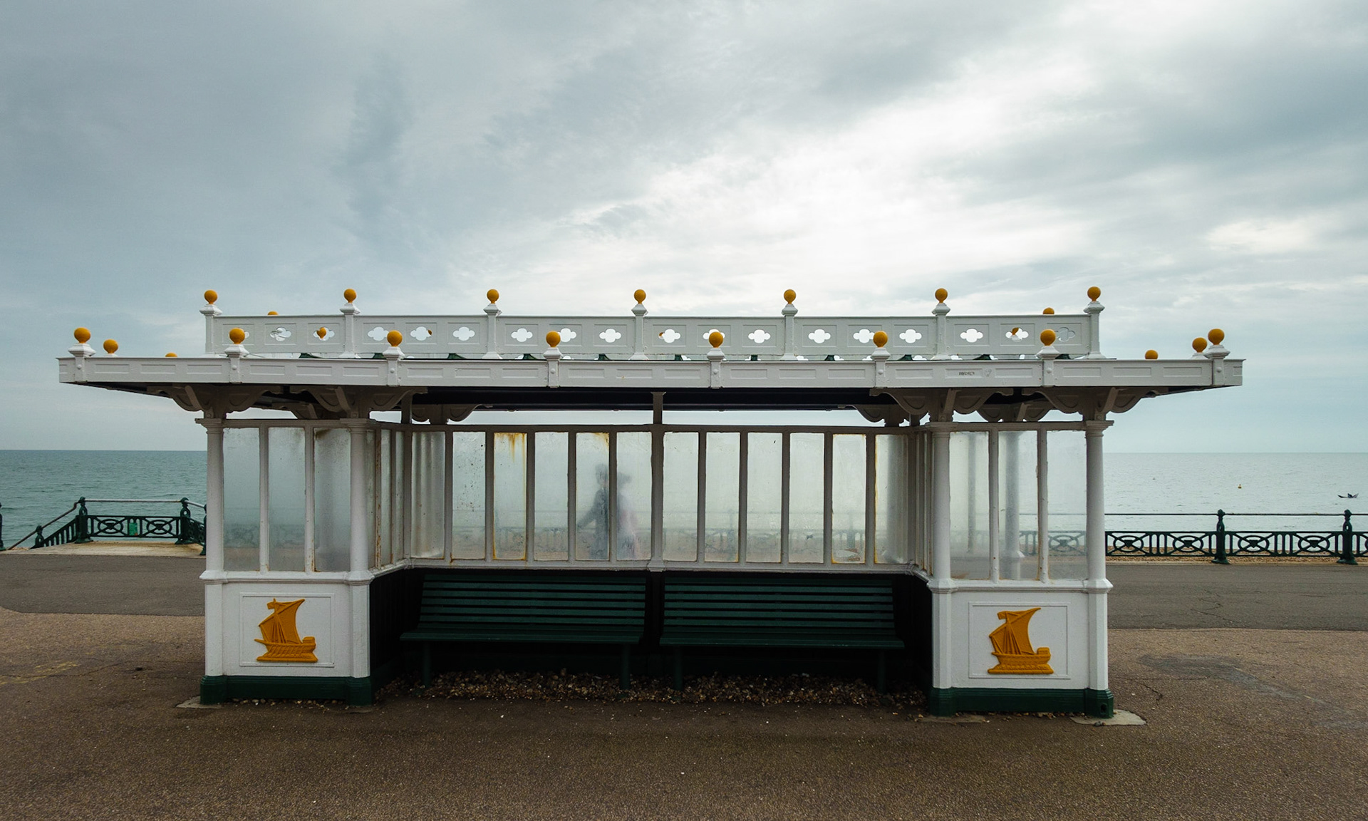 Shelter on Hove to Brighton Promenade, 2021