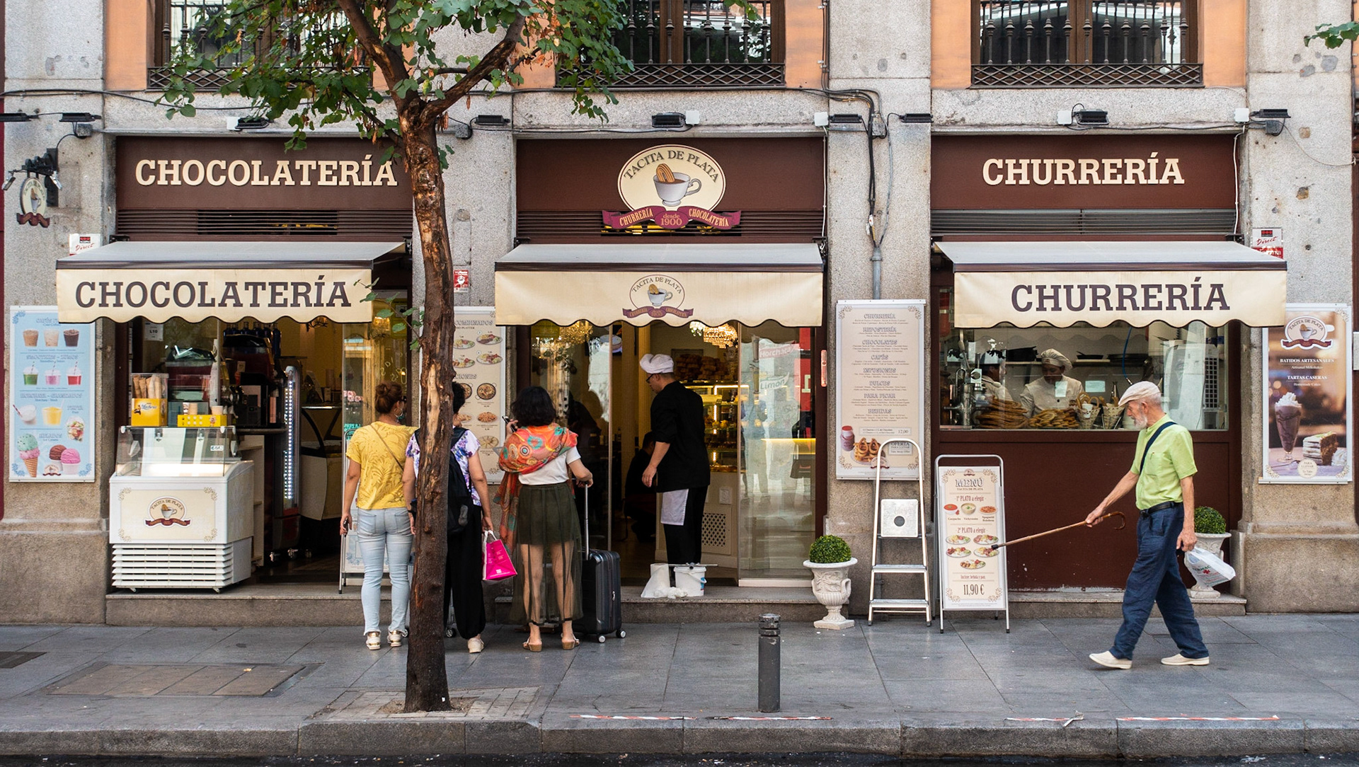 Tacita de Plata, Chocolateria Churreria, Madrid, 2018