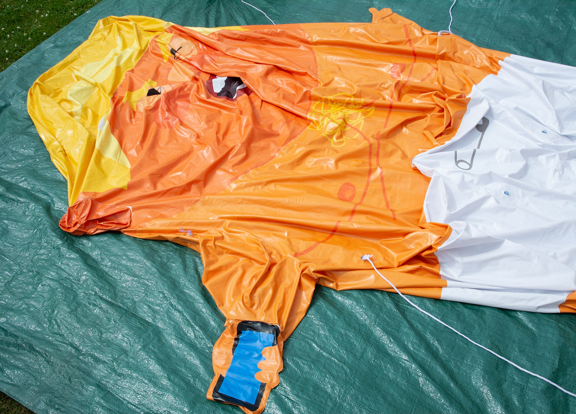 Trump Baby Blimp at the Protest March and Rally Against President Donald Trump, Edinburgh, 2018