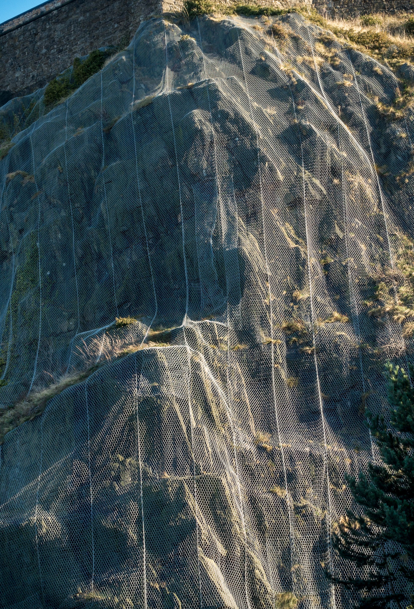 Rock Stabilisation, Edinburgh Castle, 2018