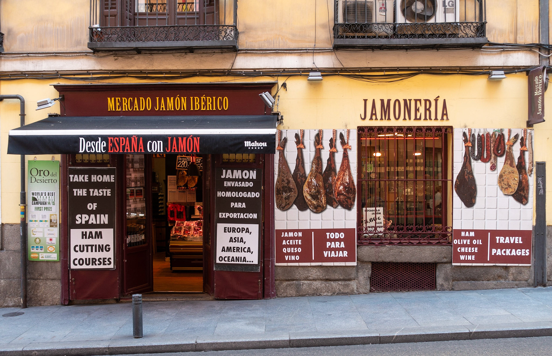 Mercado Jamón Ibérico, Madrid, 2018