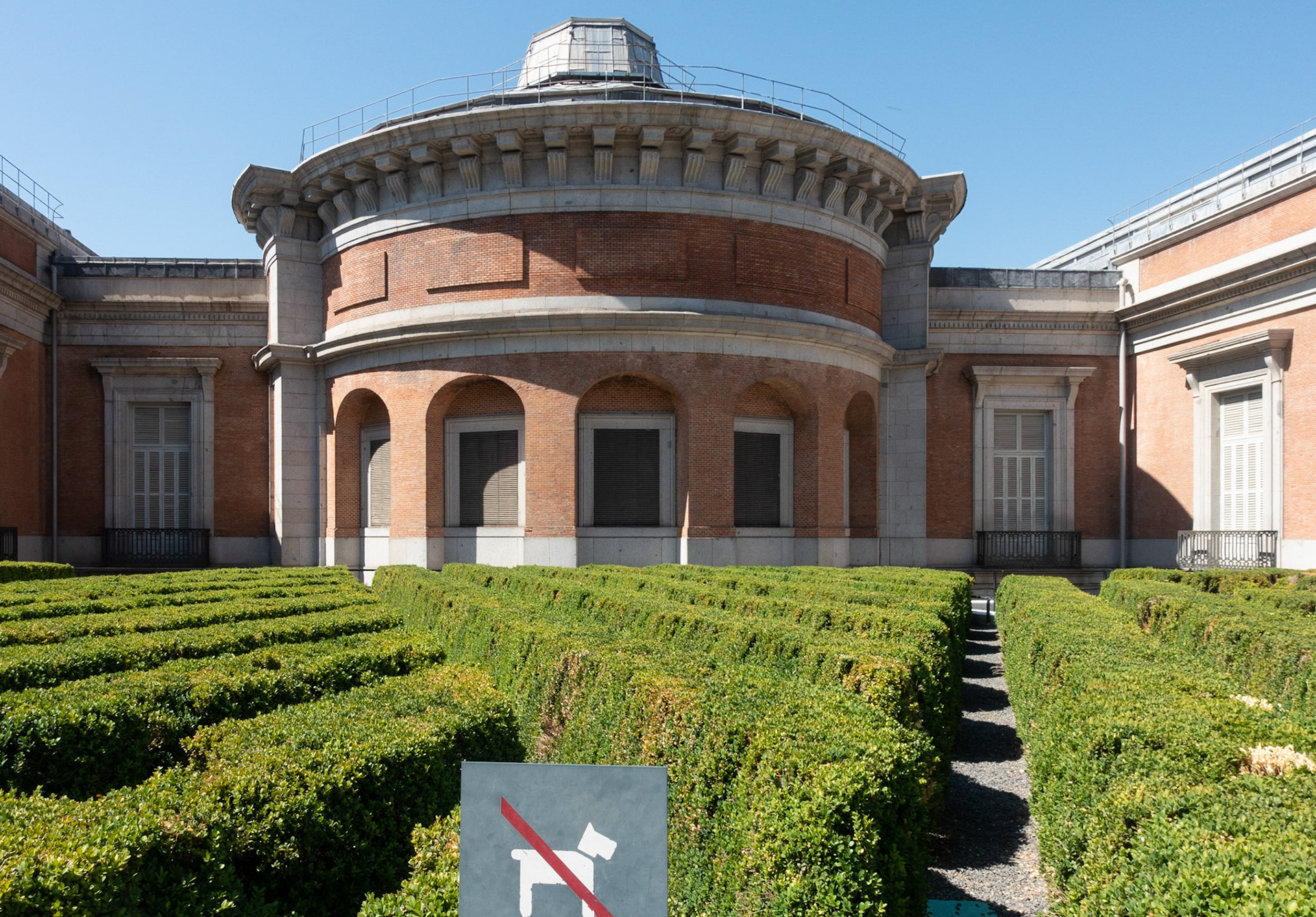 Roof garden at the Prado Museum, Madrid, 2018