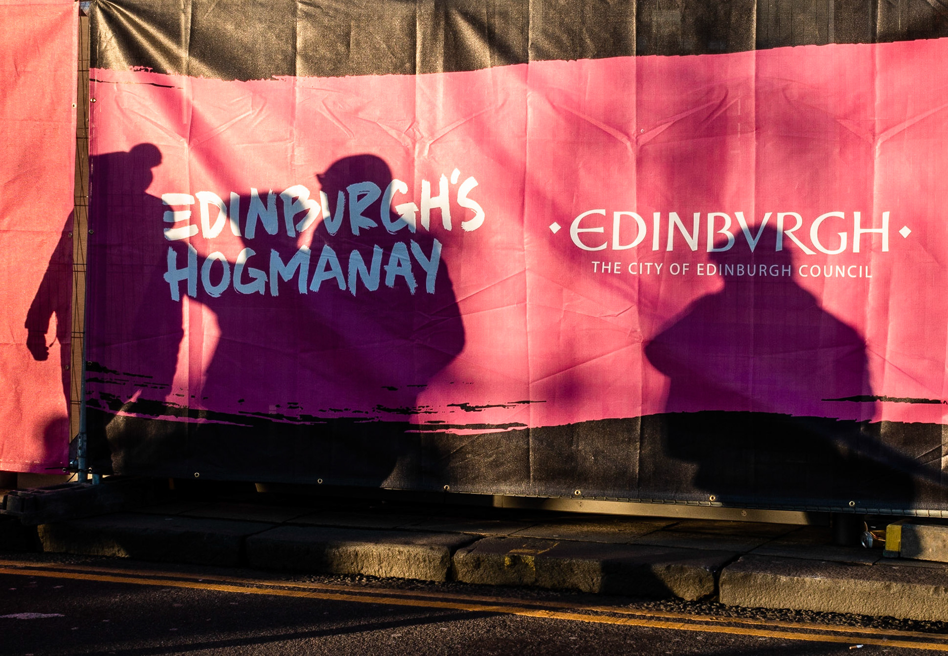 Shadows, Edinburgh's Hogmanay, 2019