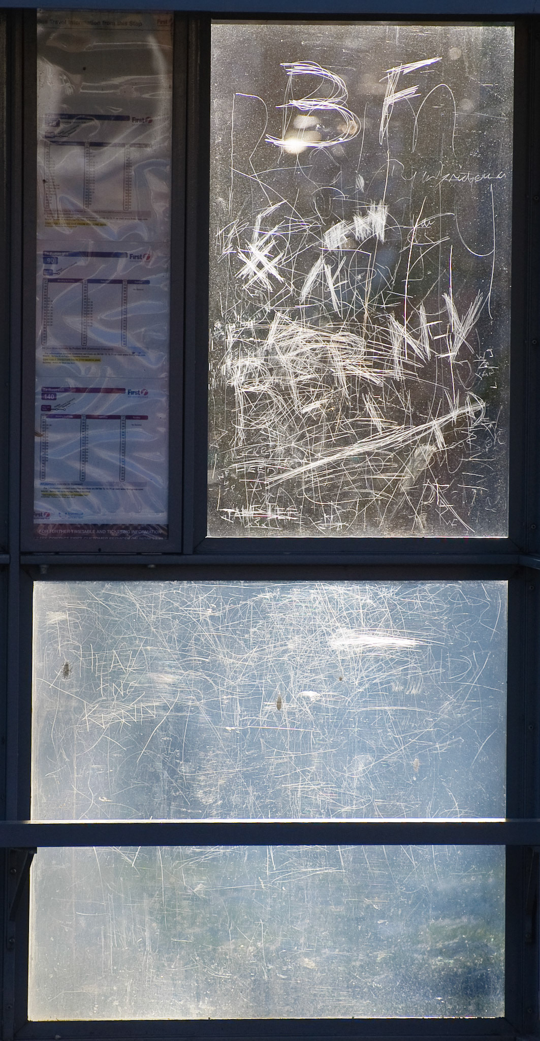 Bus shelter, Polton, Midlothian, 2009