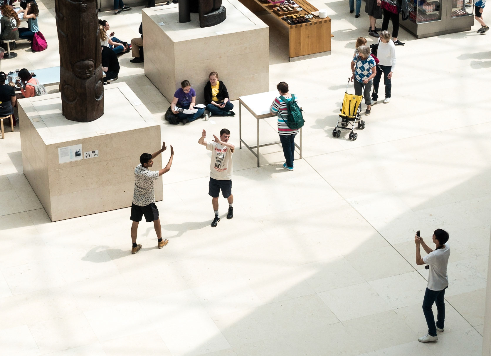 Photographer, British Museum, London, 2017