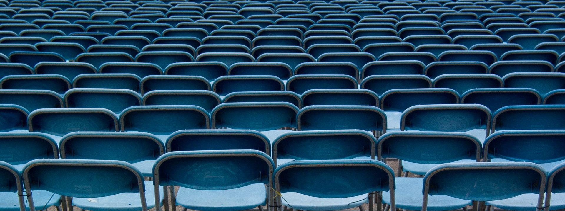 Blue Chairs, Ross Bandstand, Edinburgh, 2002