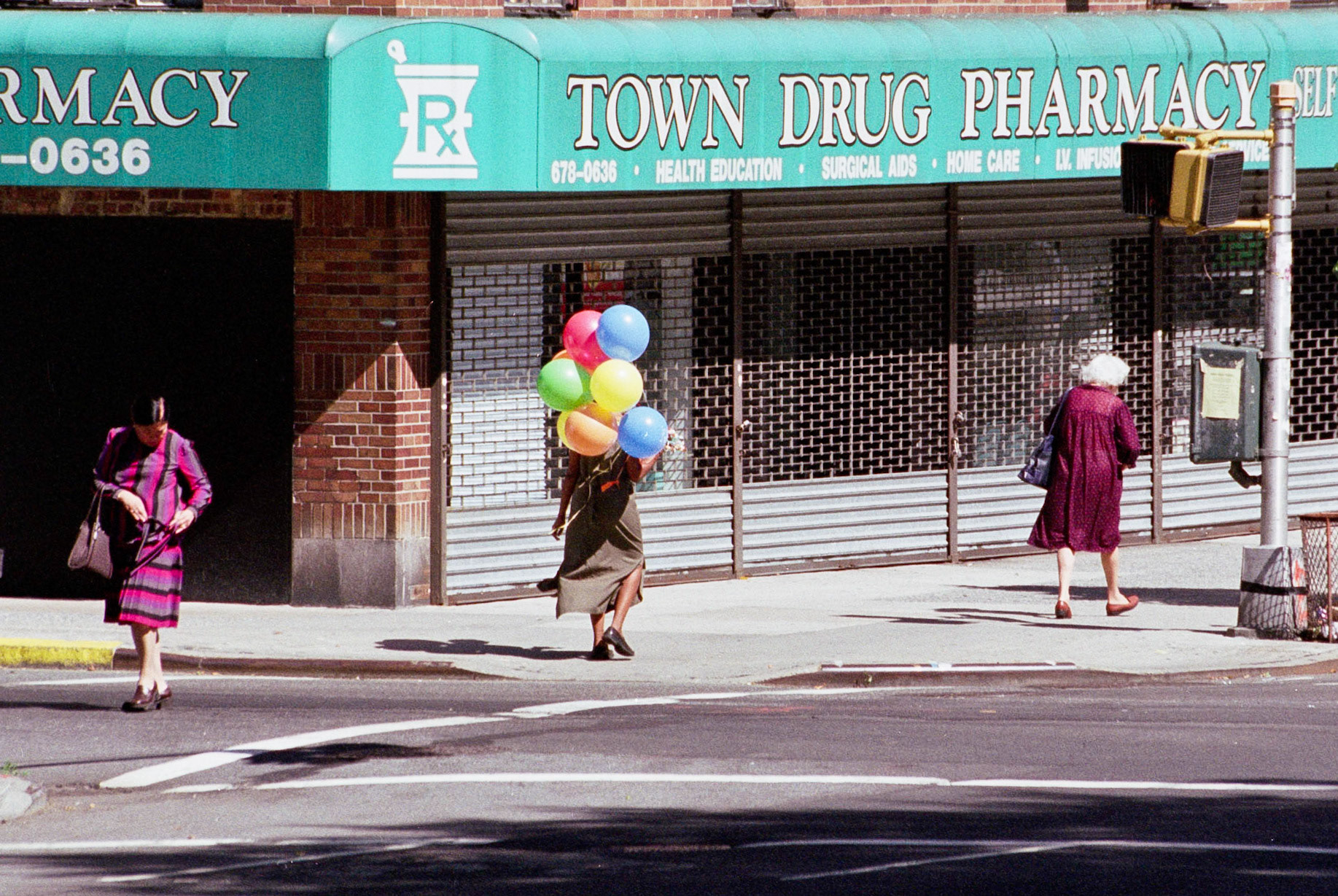 City life, New York, September 2001