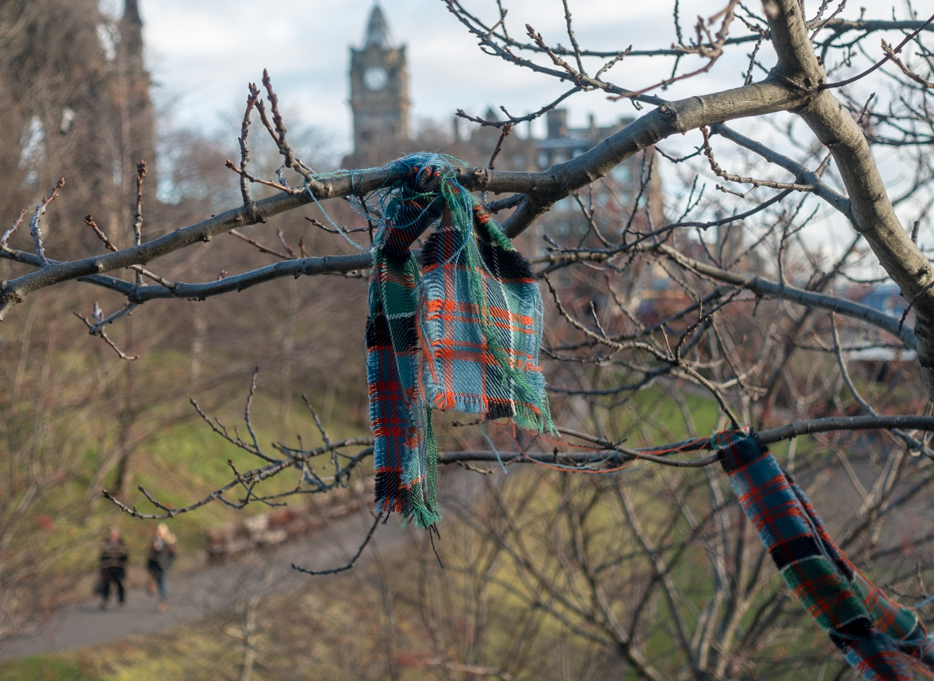 Tartan Scarf, Princes Street Gardens, Edinburgh, 2018