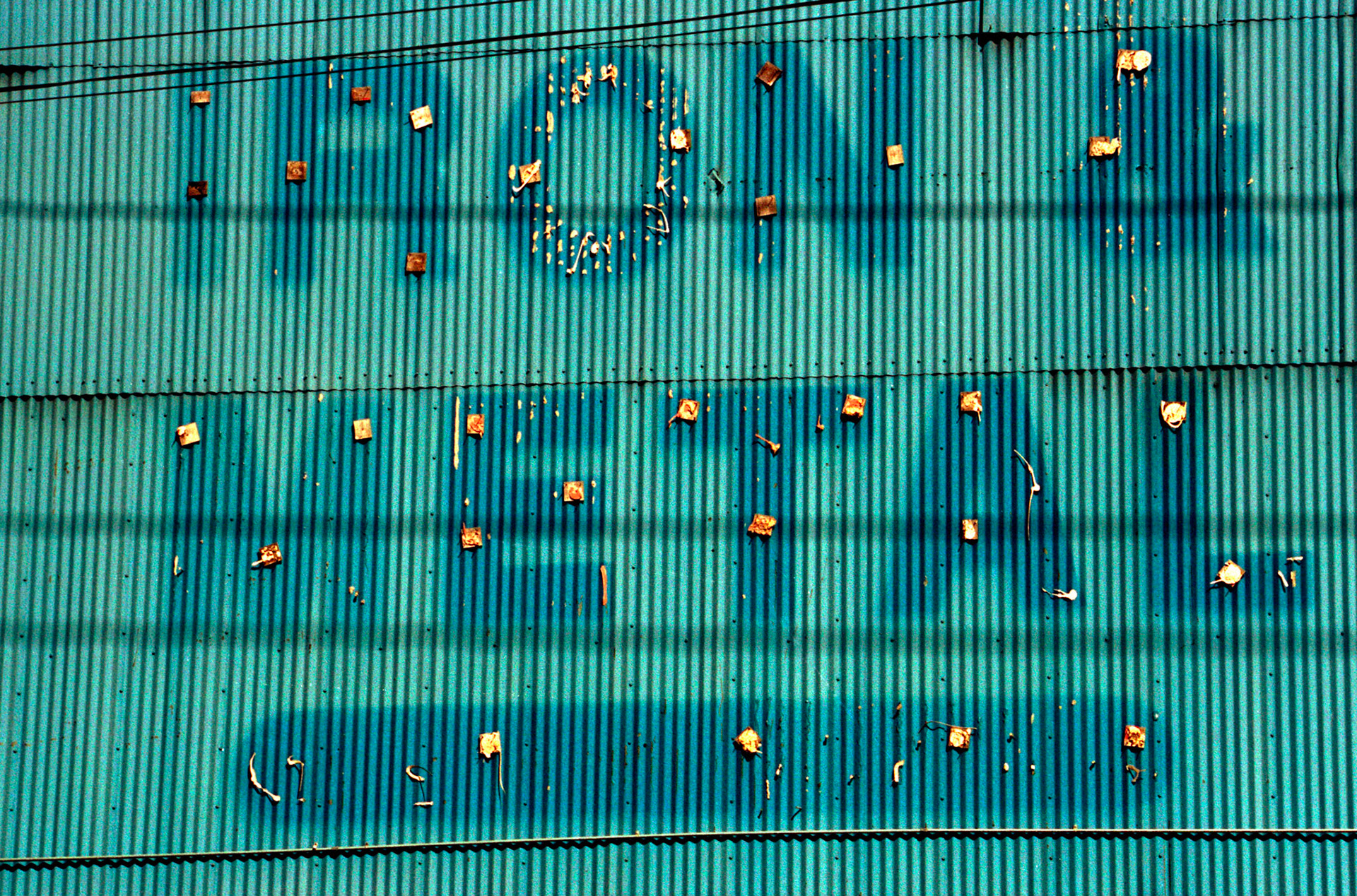 Iron and metal sign, San Francisco, 2001