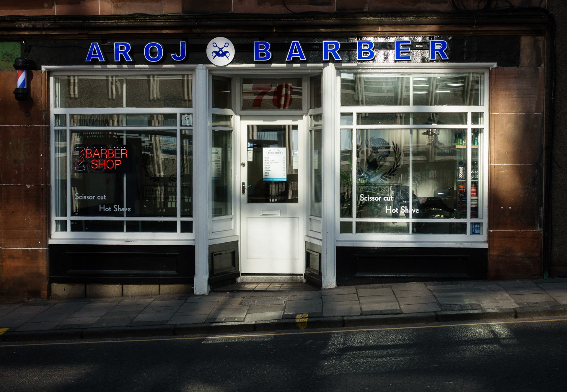 Aroj Barber, West Bow, Edinburgh, 2022