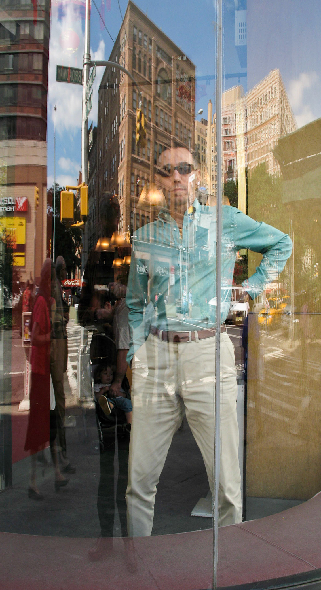 Reflections on Broadway, New York, 2007