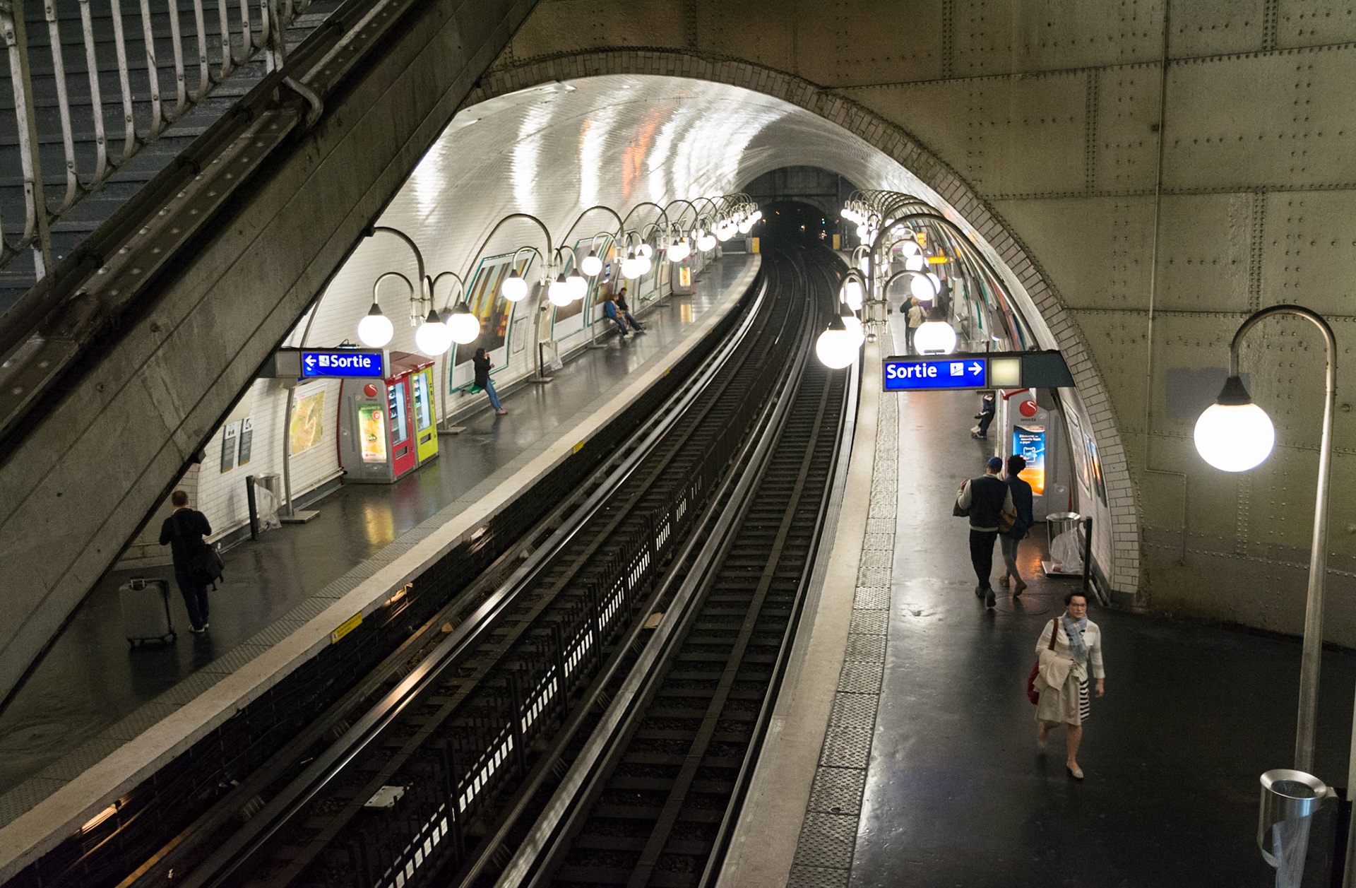 Cité Metro Station, Paris, 2015