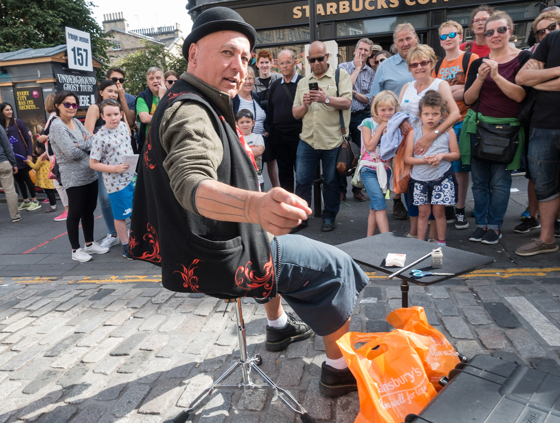 Street Performer, Edinburgh Fringe Festival, 2016