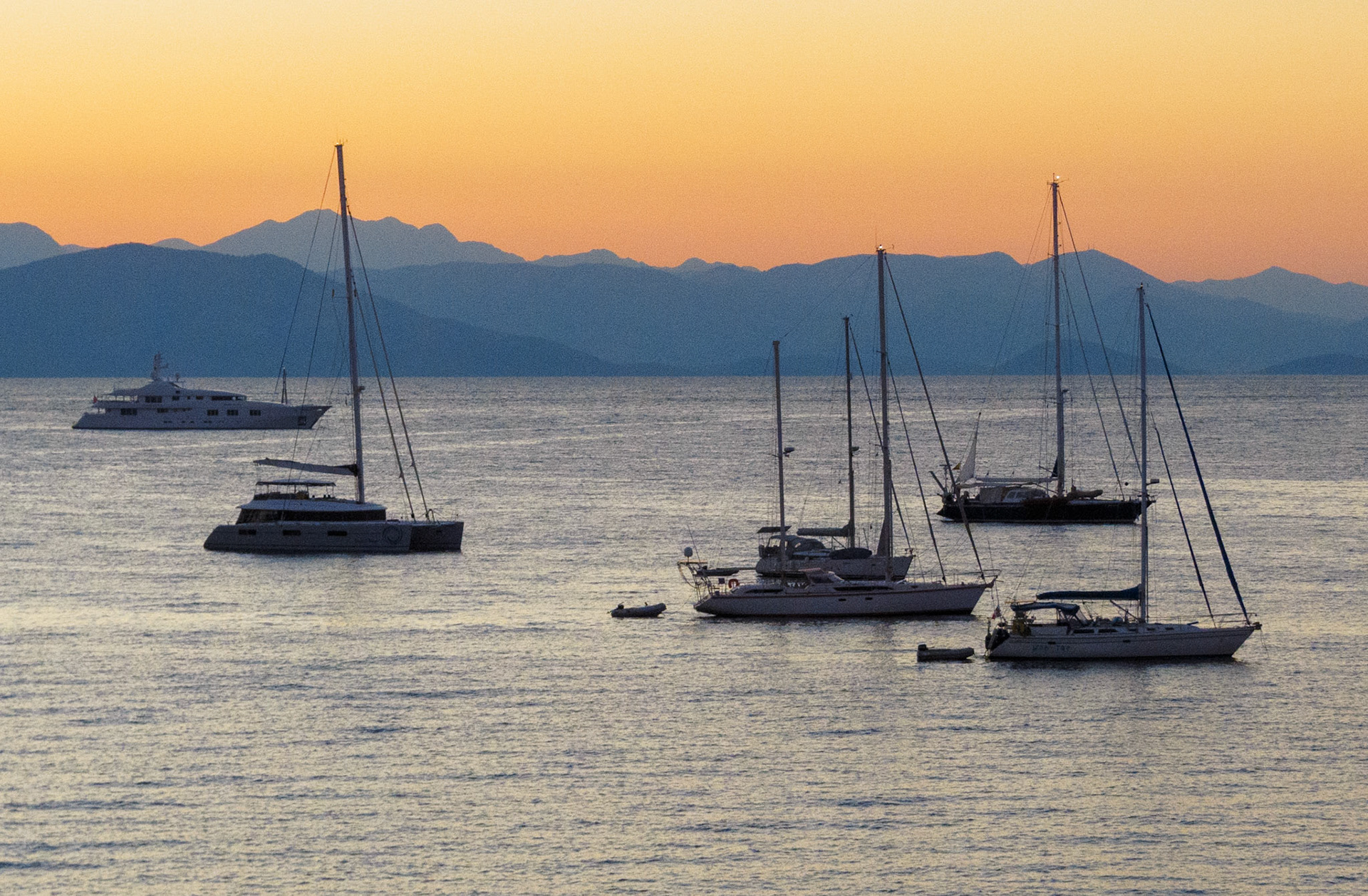 Sunrise from the Corfu Palace Hotel, 2022