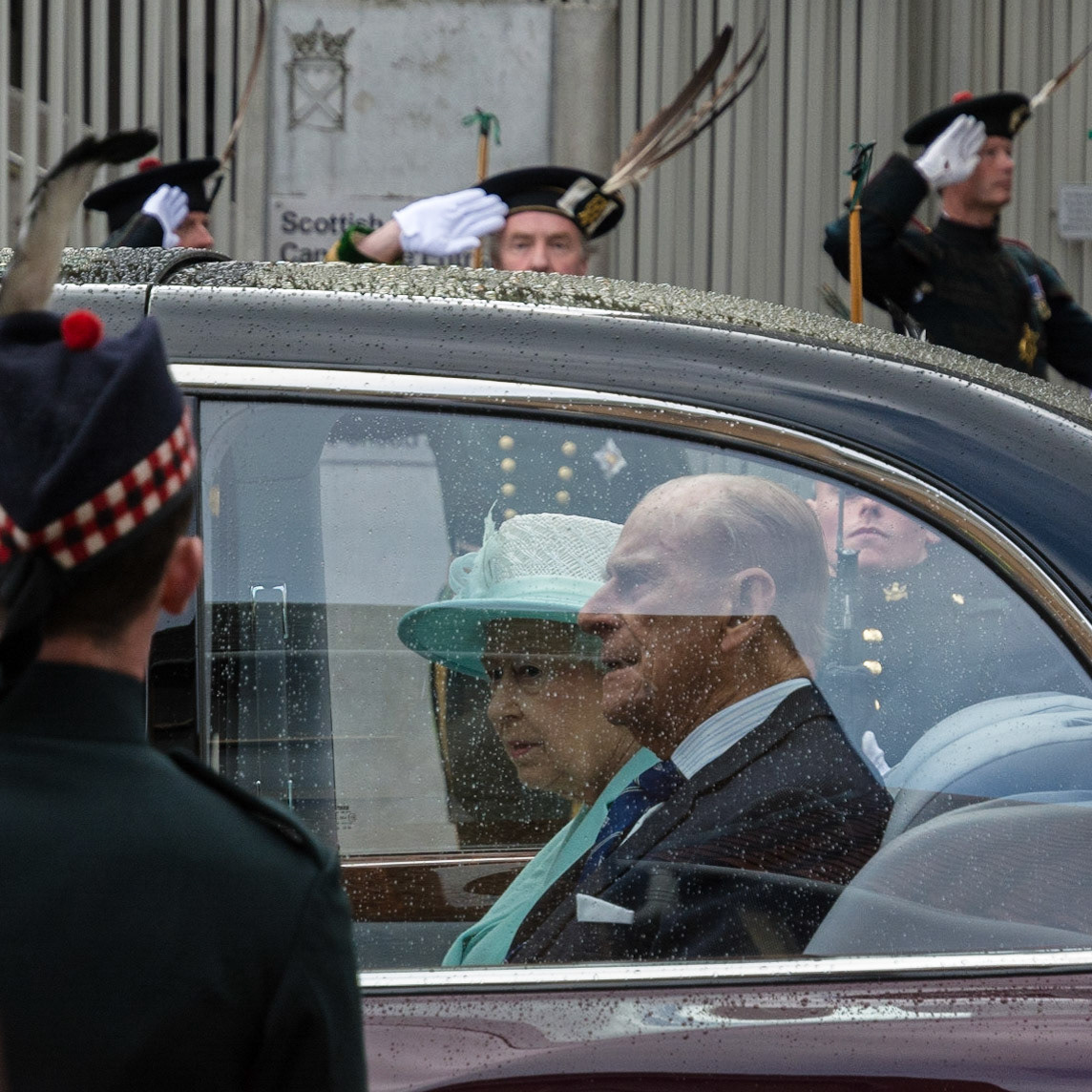 HM Queen Elizabeth II and Prince Philip at the Opening of the Fifth Session of the Scottish Parliament, Edinburgh, 2016