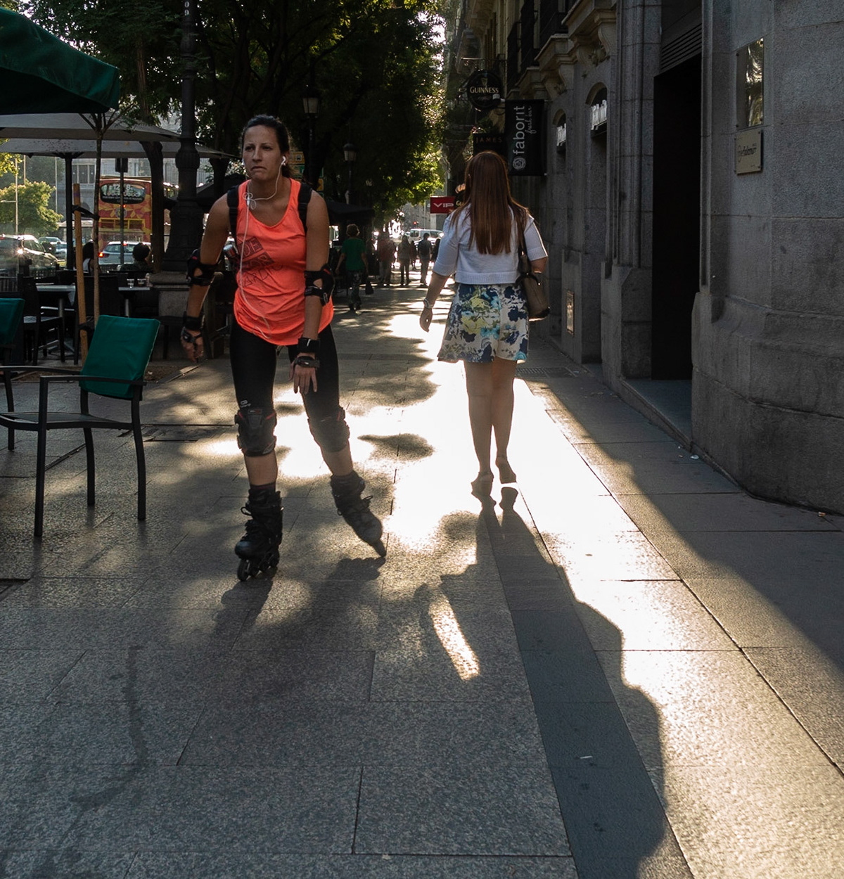 Roller blader, Madrid, 2018