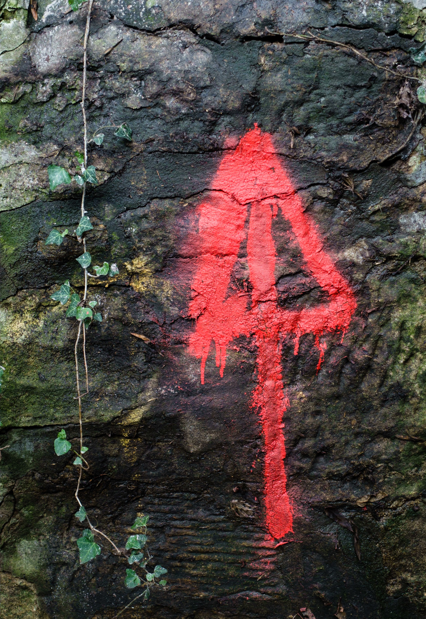 Red arrow, Lasswade, 2021