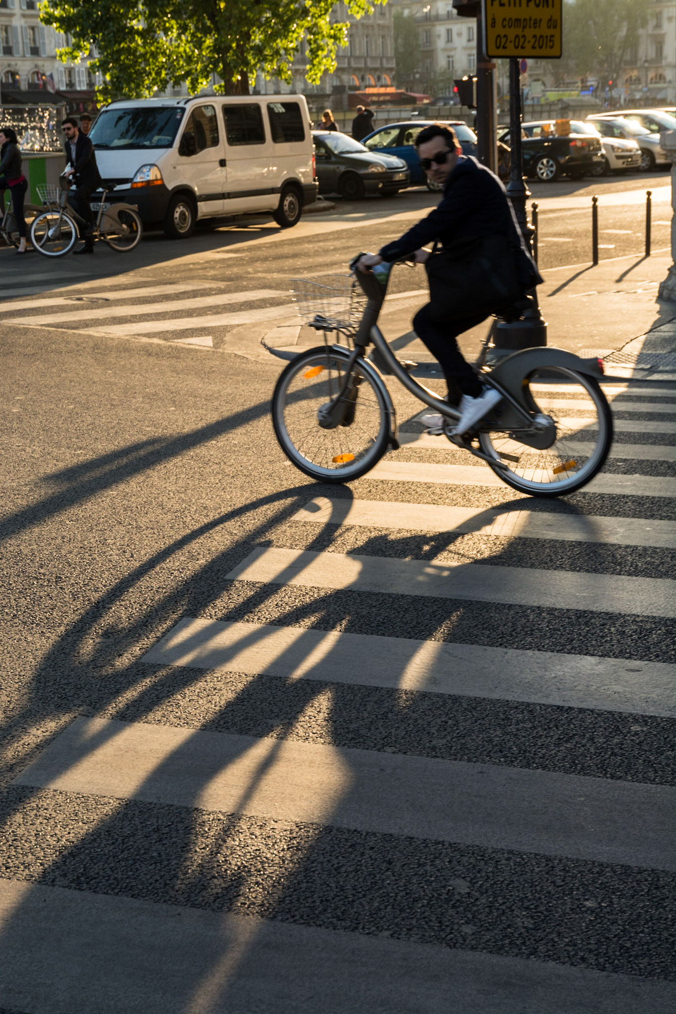 Cyclist, Paris, 2015