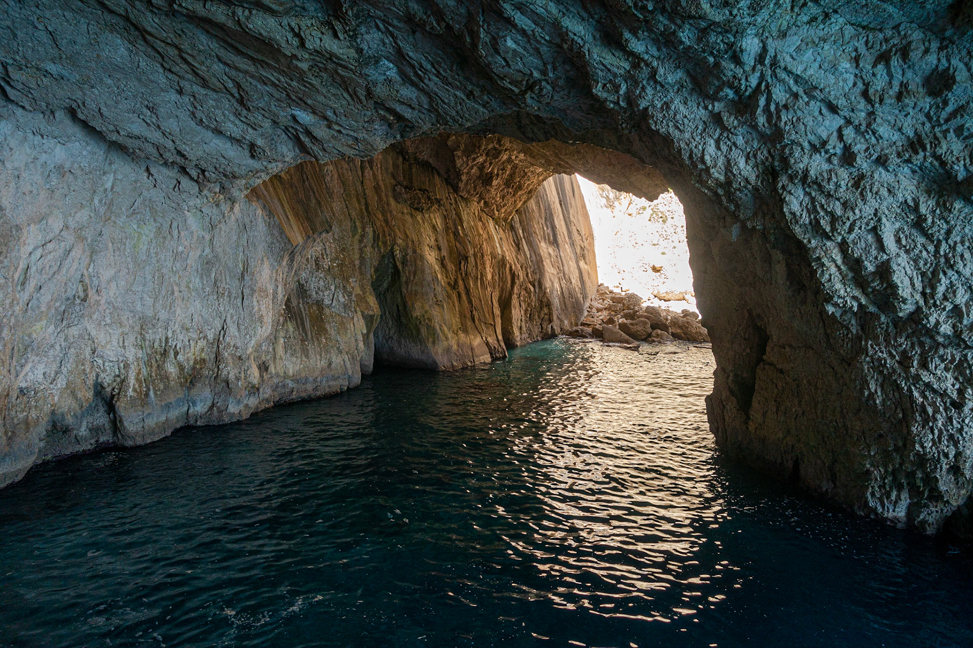 Blue caves, Paxos, 2019