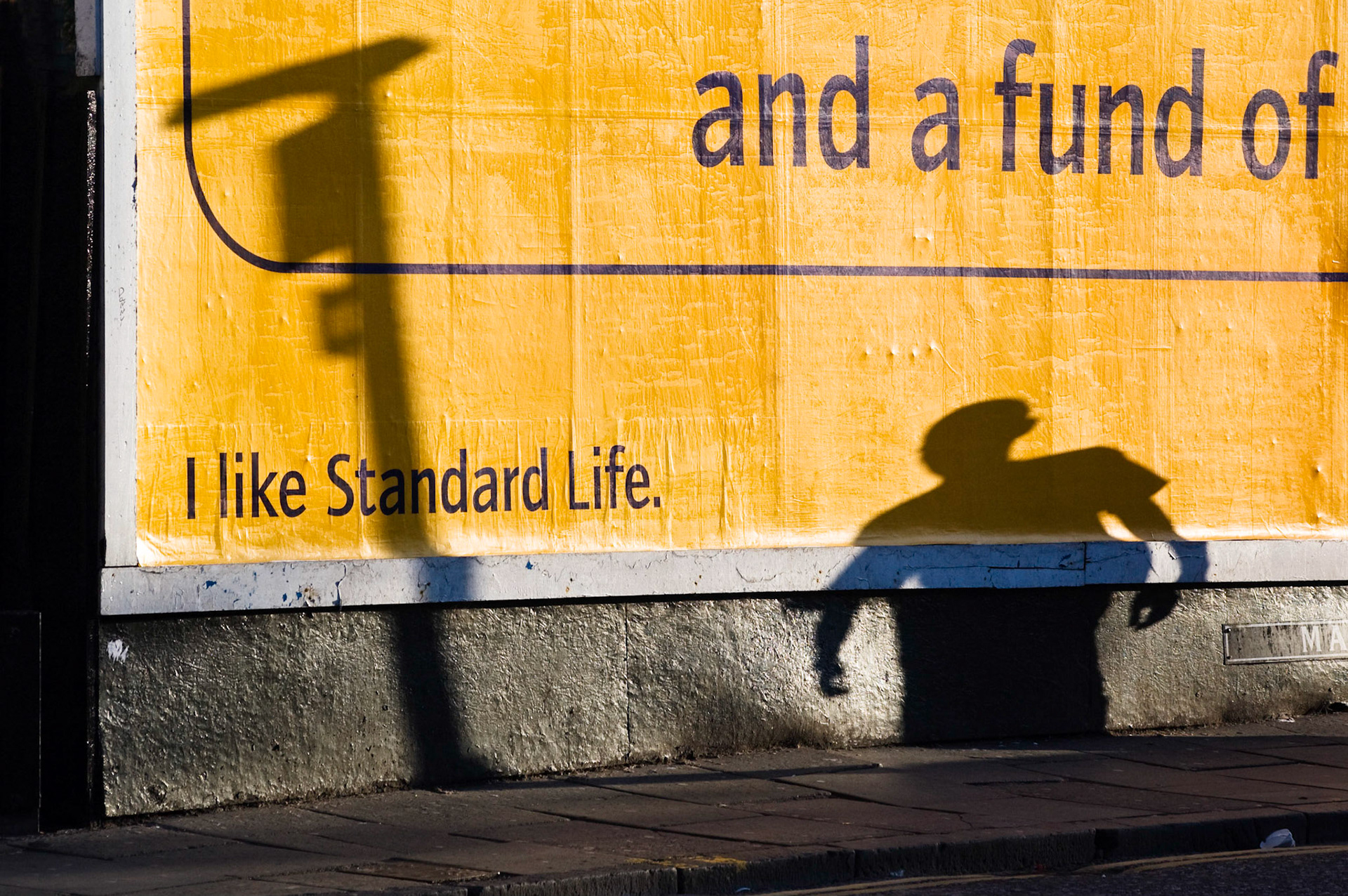Standard Life poster, Edinburgh, 2004