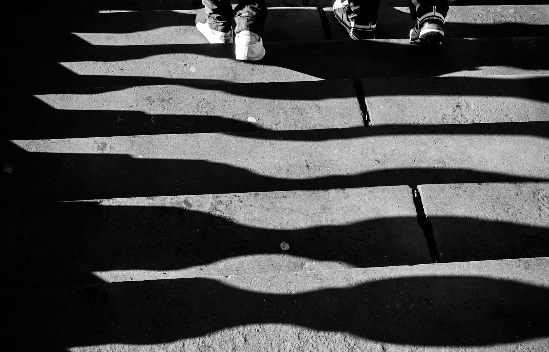 Steps and Shadows, Princes Street Gardens, Edinburgh, 2017