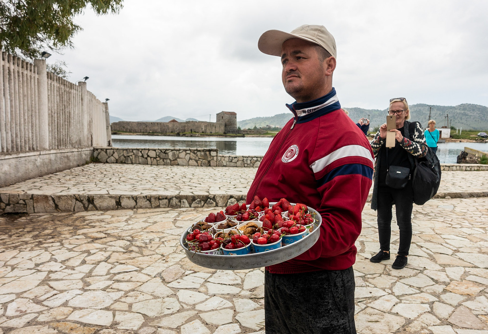 Fruit seller, Butrint, Albania, 2019