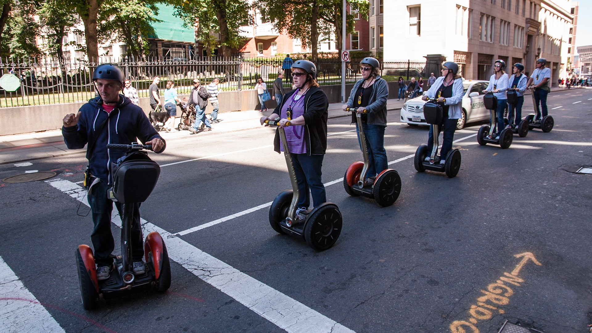Segway tour, Boston, 2013