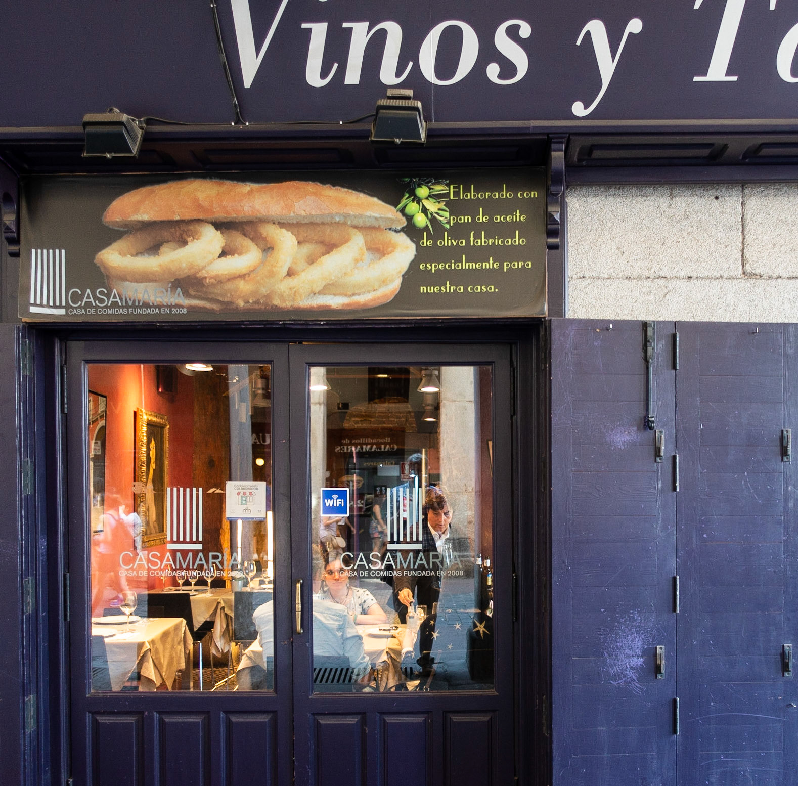Tapas bar, Madrid, 2018