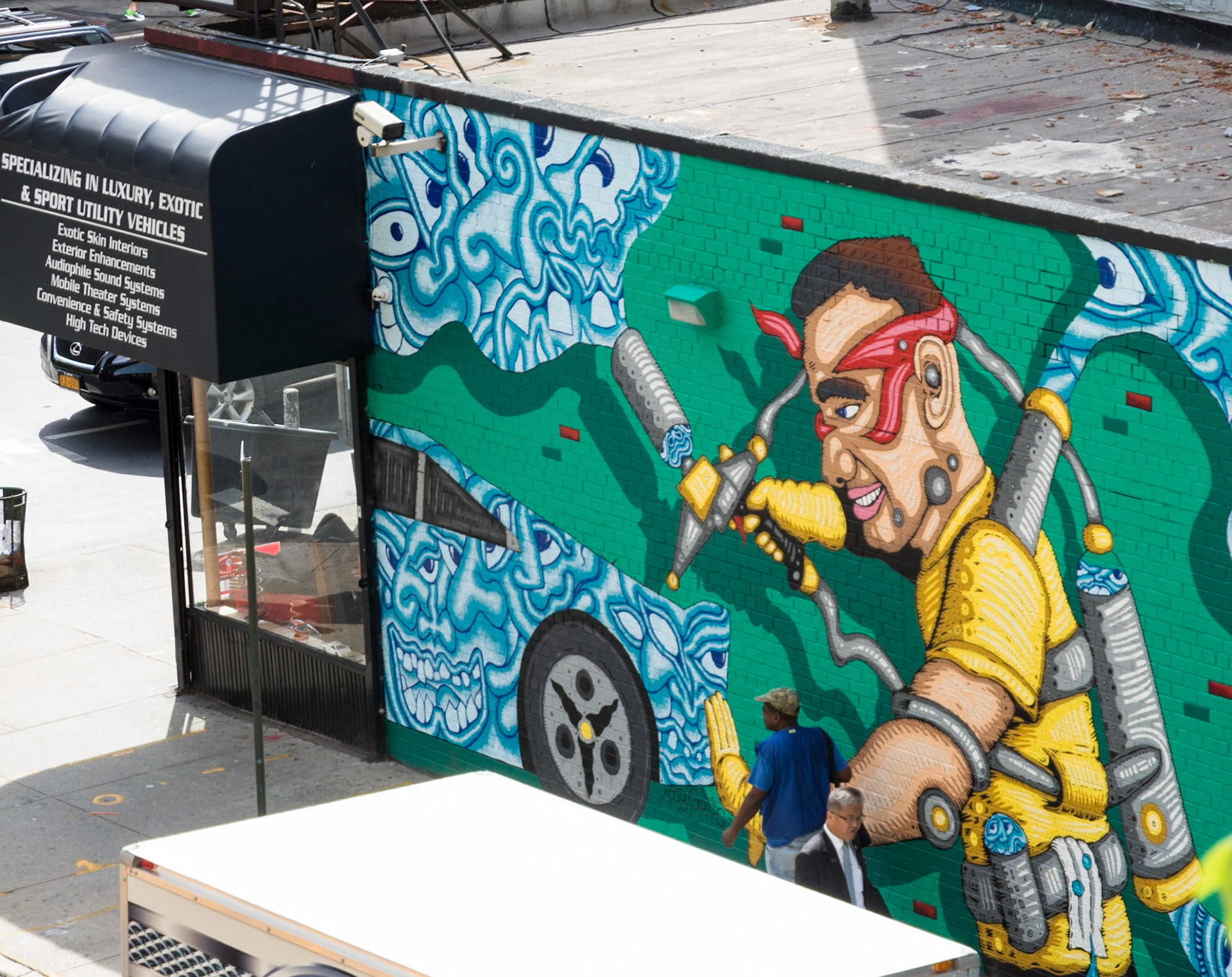 Custom Paint Shop from the High Line, New York, 2016