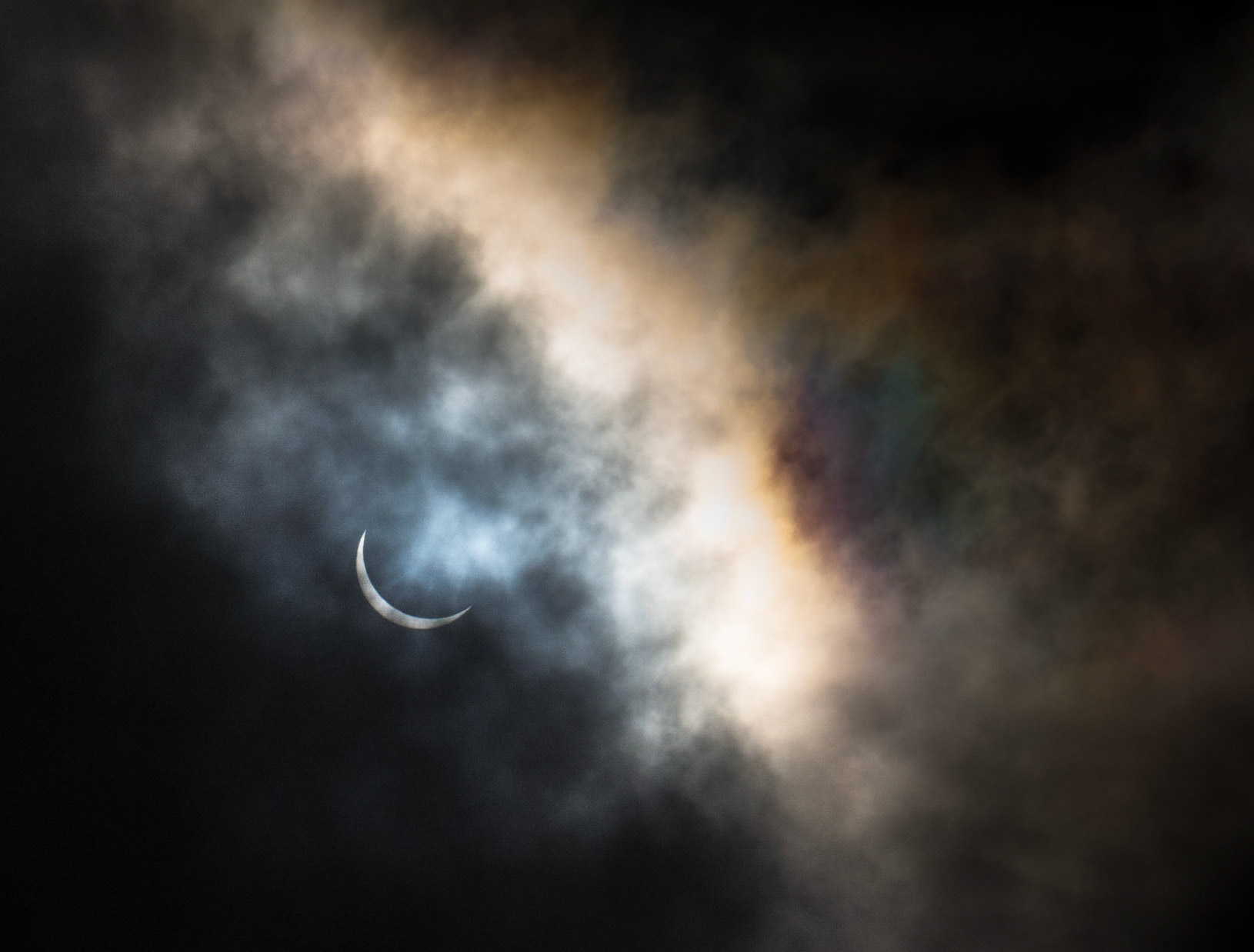 Partial Solar Eclipse, Lasswade, Midlothian, 2015