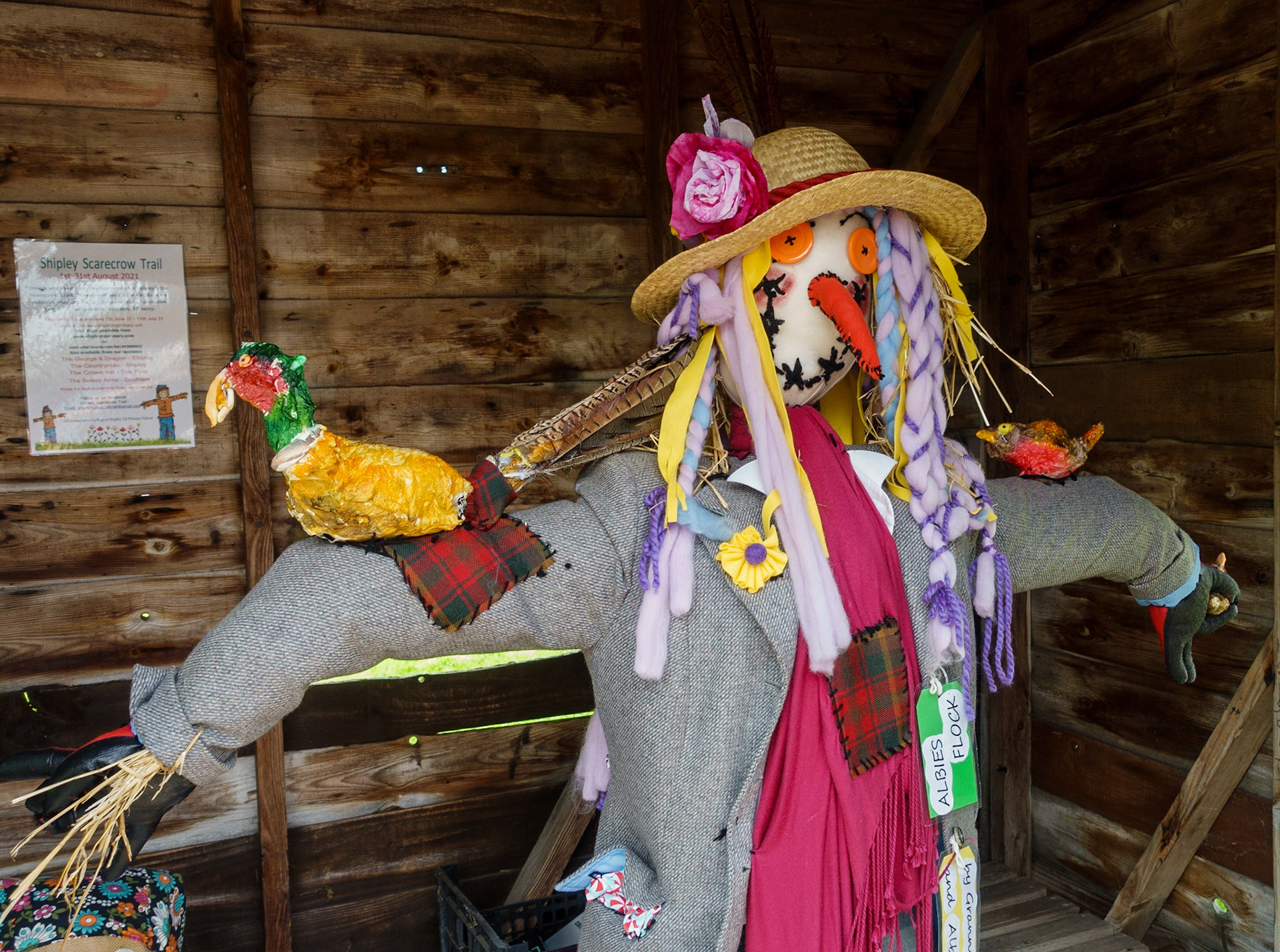 Shipley Parish scarecrow trail, Sussex, 2021