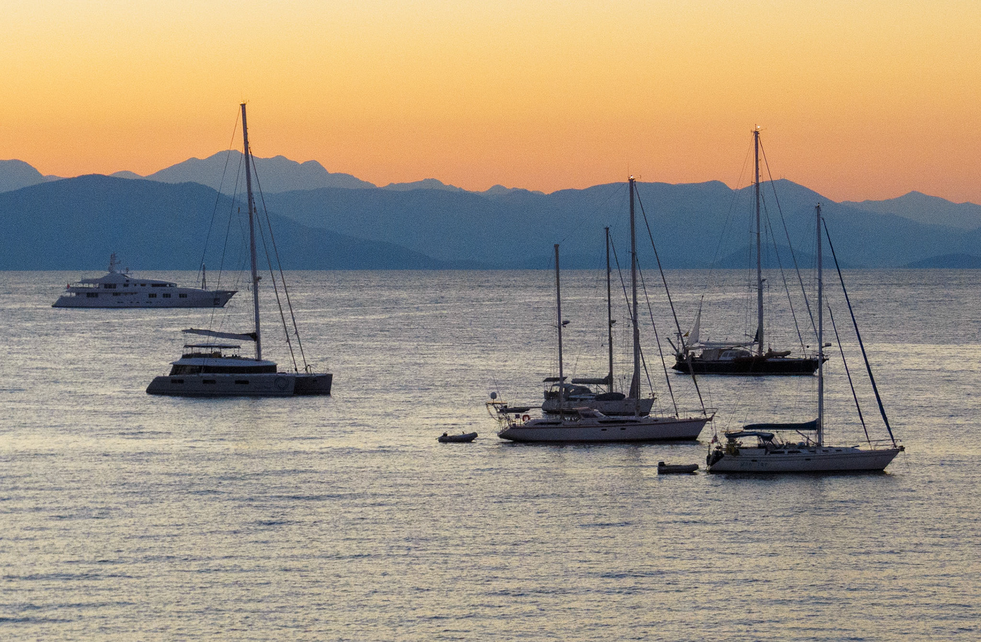 Sunrise from the Corfu Palace Hotel, 2022