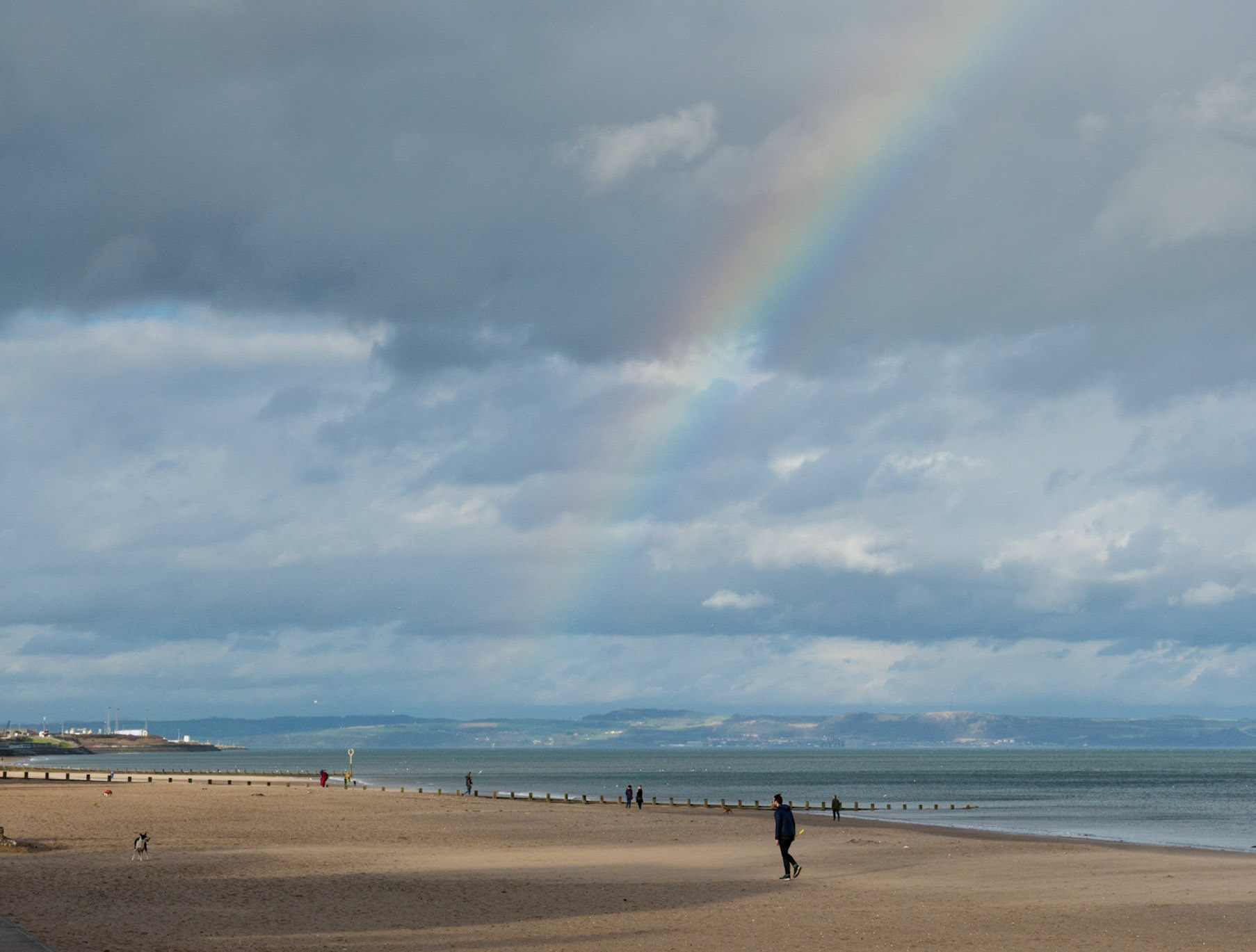 Rainbow, Portobello Beach, Edinburgh, 2016