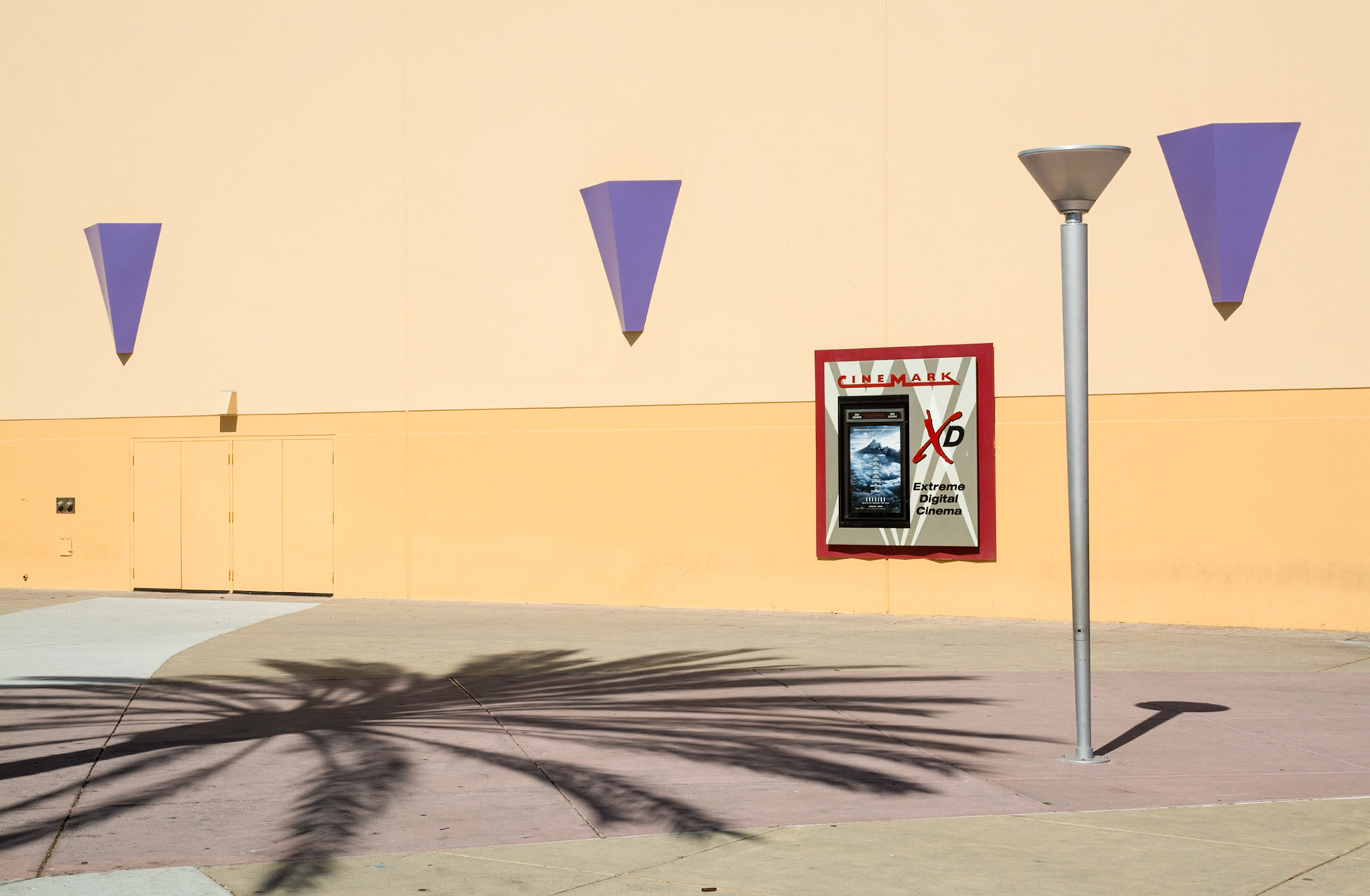 Cinema wall, Milpitas, California, 2015