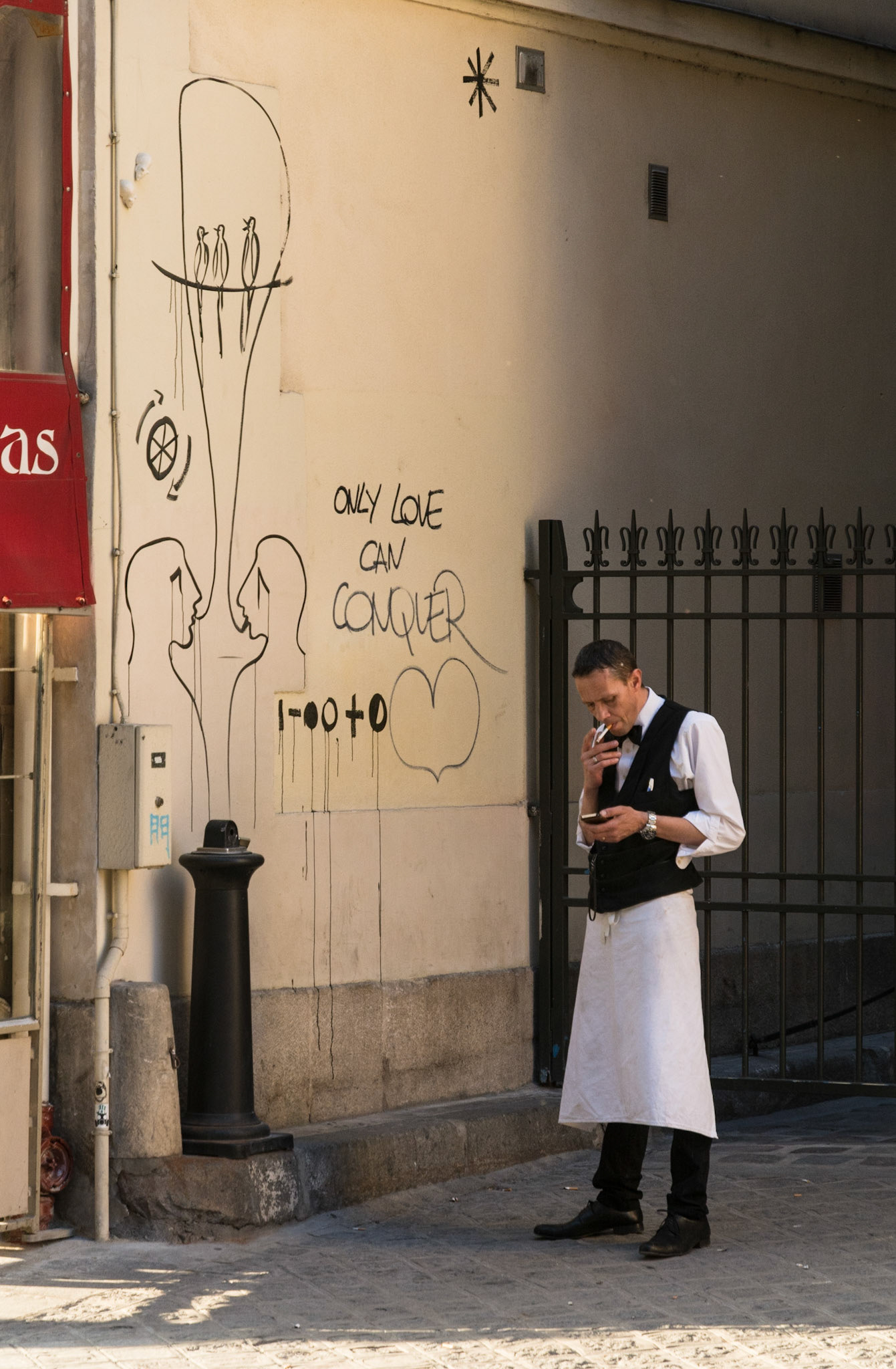 Waiter, Paris, 2015