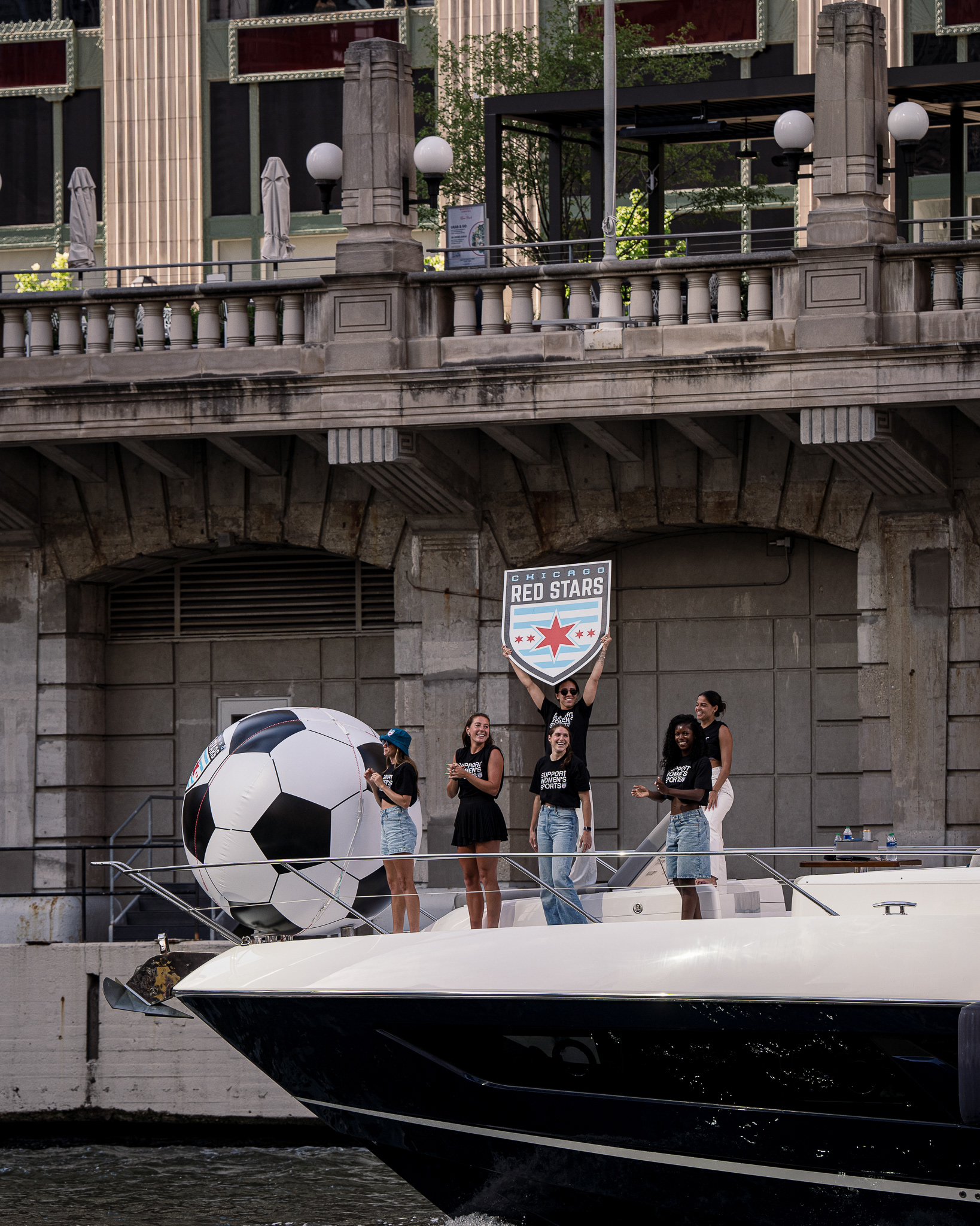 CRS at Wrigley Boat PR Stunt 