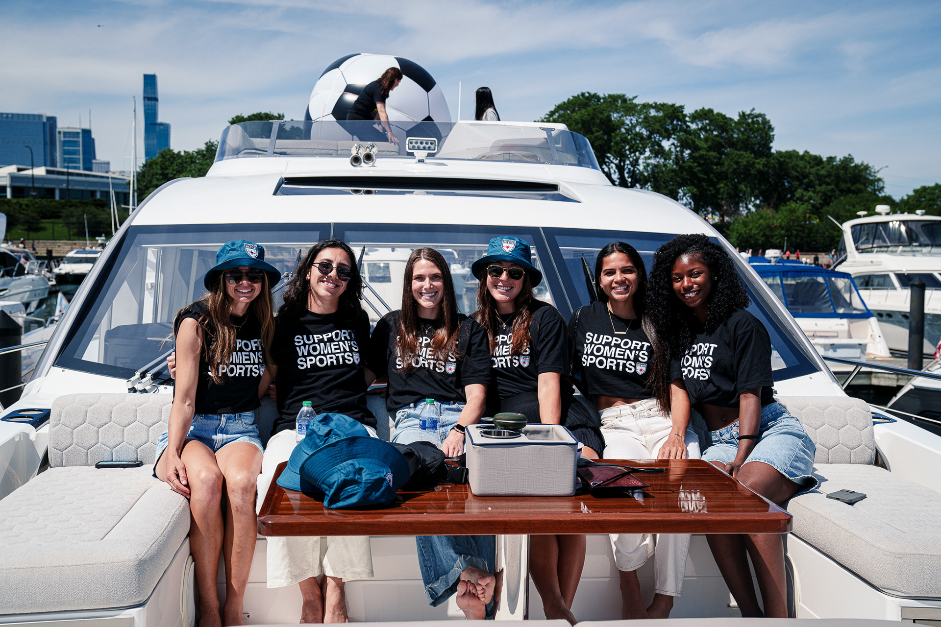 CRS at Wrigley Boat PR Stunt 